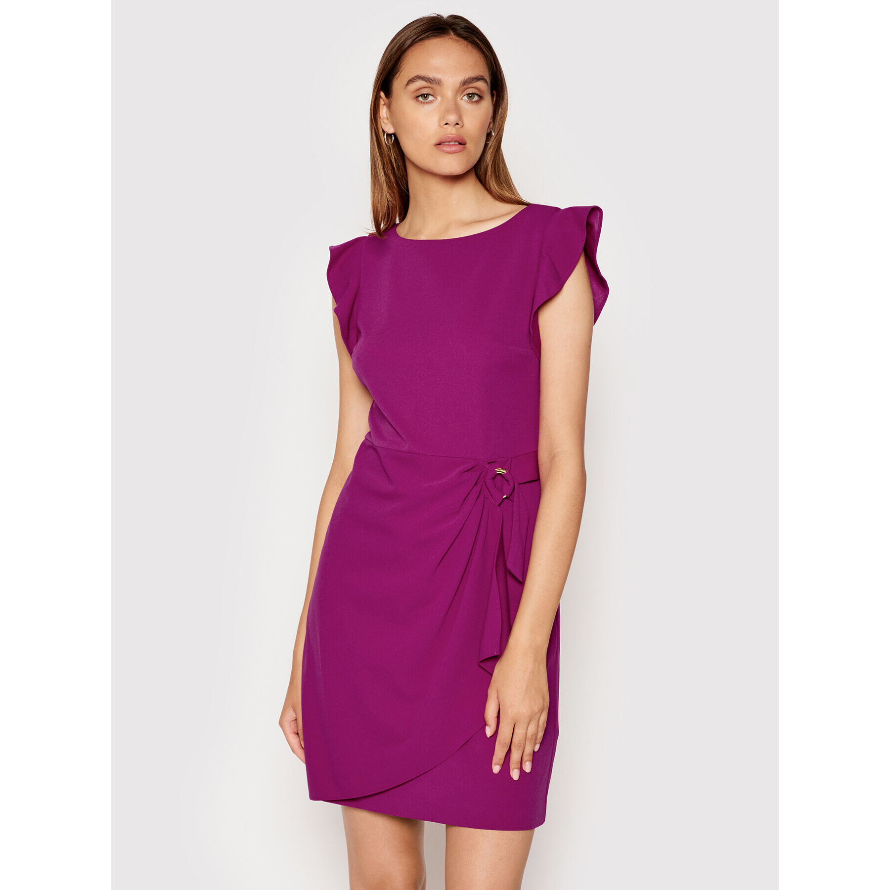 DKNY Rochie cocktail DD1E2604 Roz Regular Fit - Pled.ro