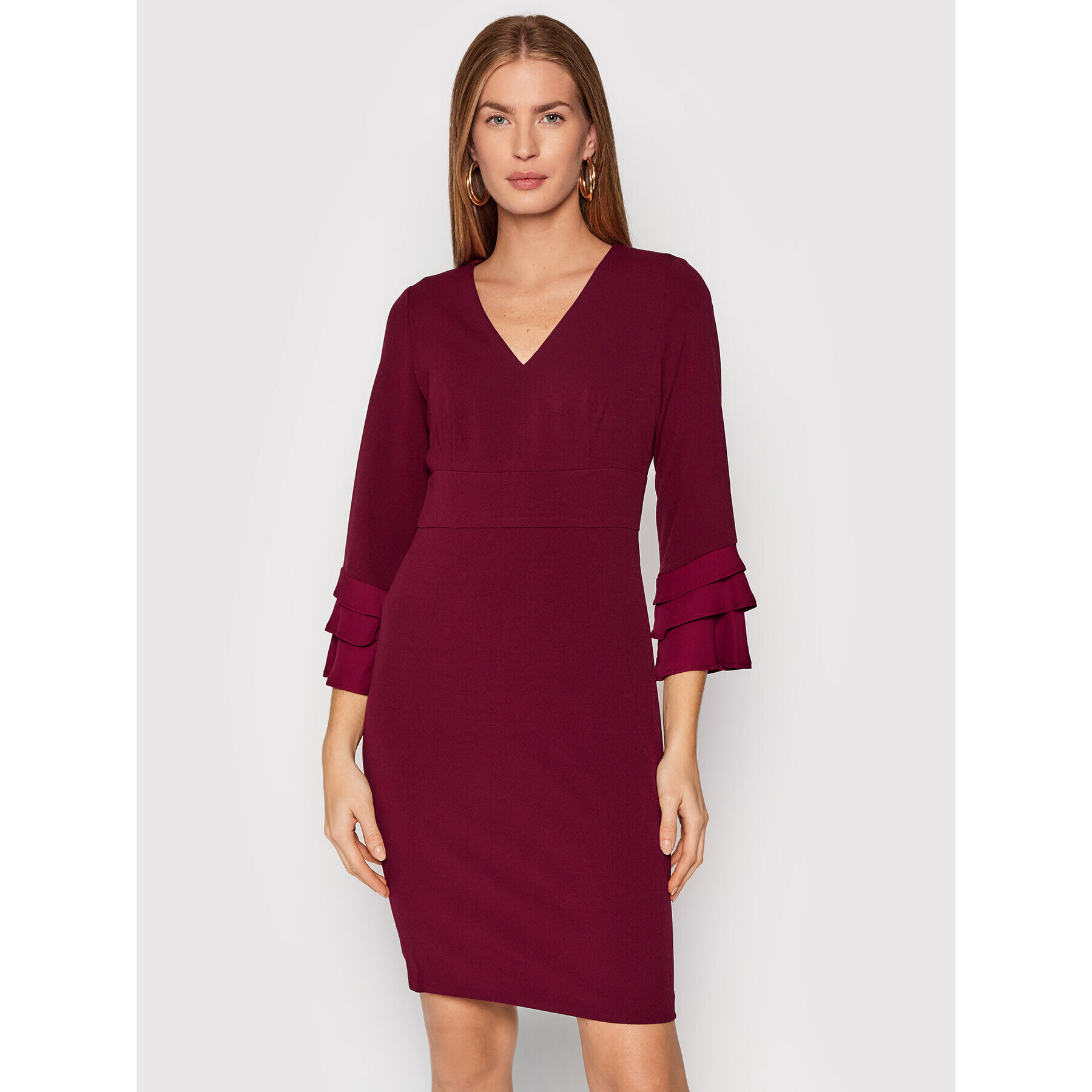 DKNY Rochie cocktail DD1H2105 Vișiniu Regular Fit - Pled.ro