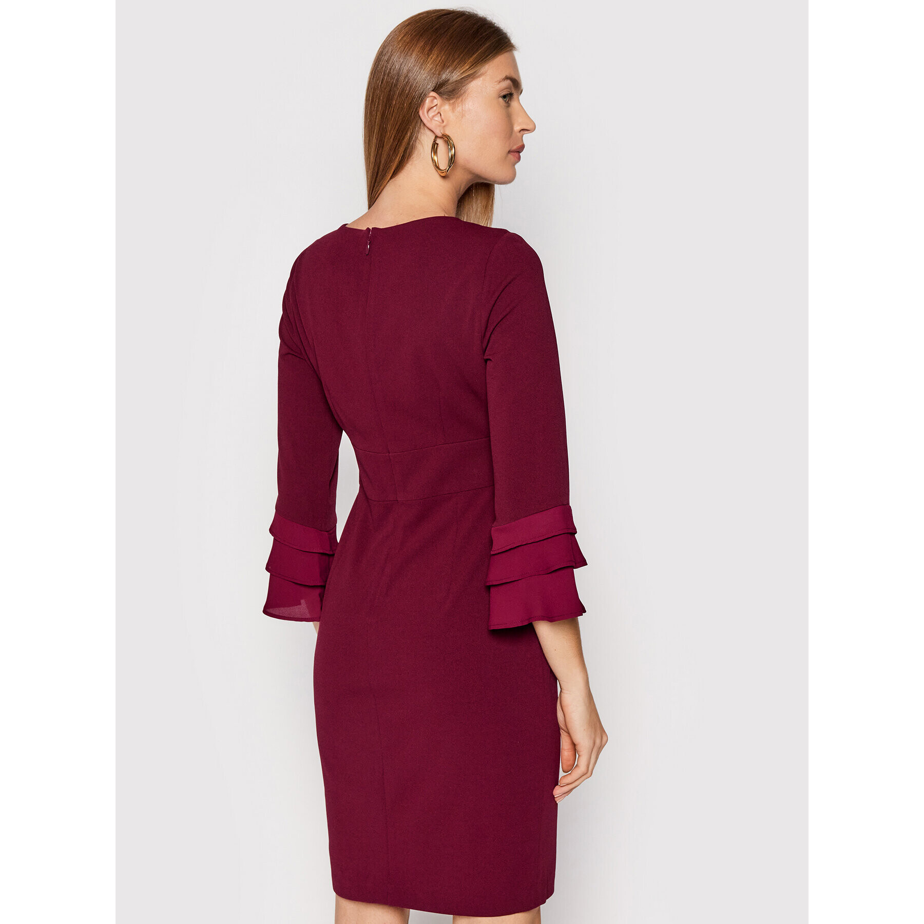 DKNY Rochie cocktail DD1H2105 Vișiniu Regular Fit - Pled.ro