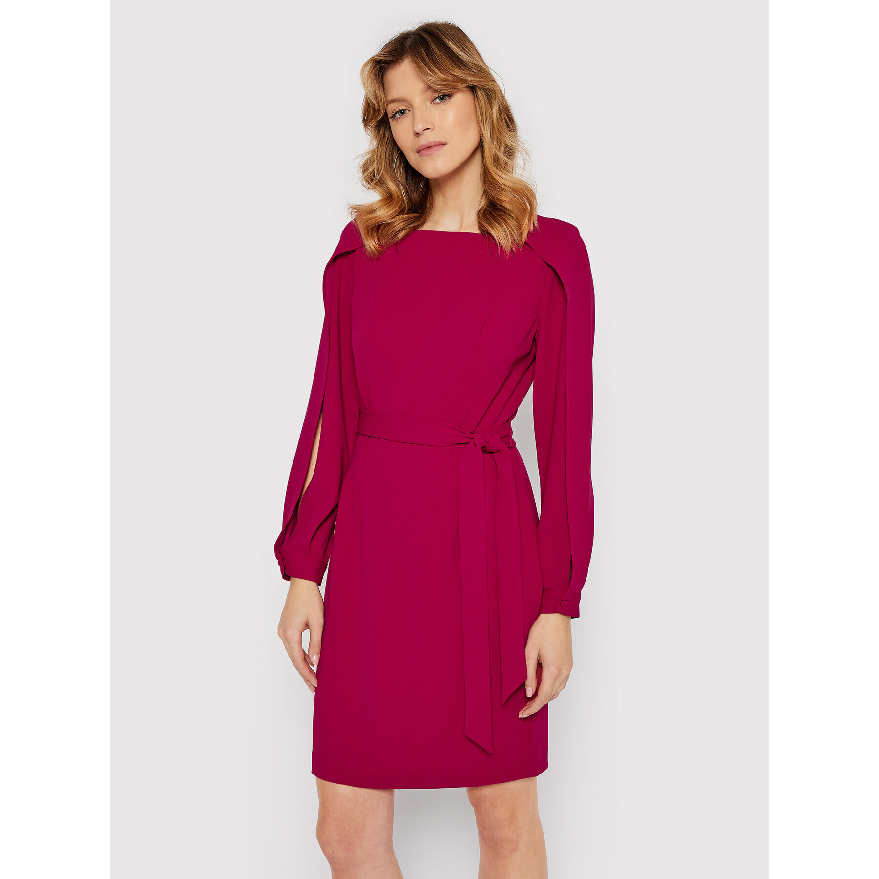 DKNY Rochie cocktail DD1J2422 Roz Regular Fit - Pled.ro