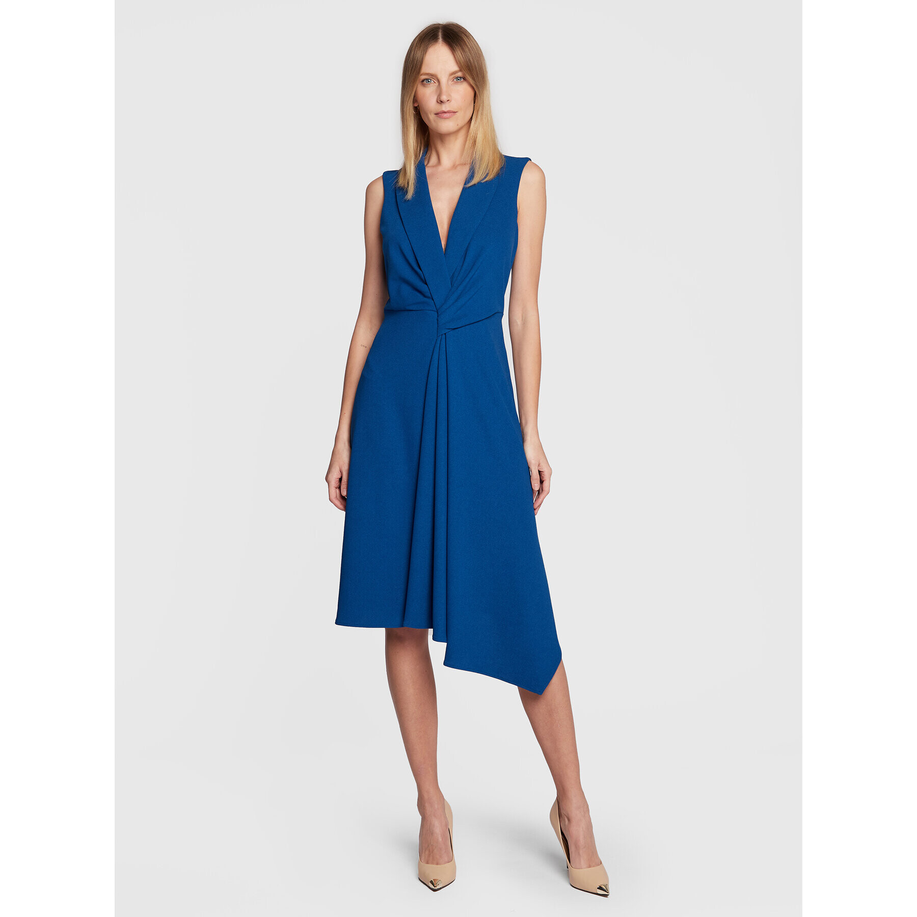 DKNY Rochie cocktail DD2E1870 Albastru Regular Fit - Pled.ro