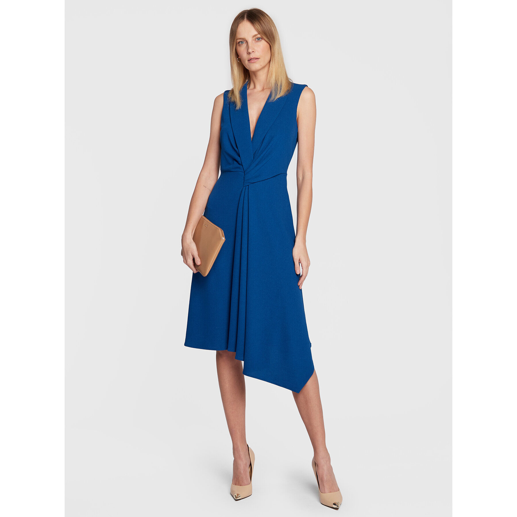 DKNY Rochie cocktail DD2E1870 Albastru Regular Fit - Pled.ro