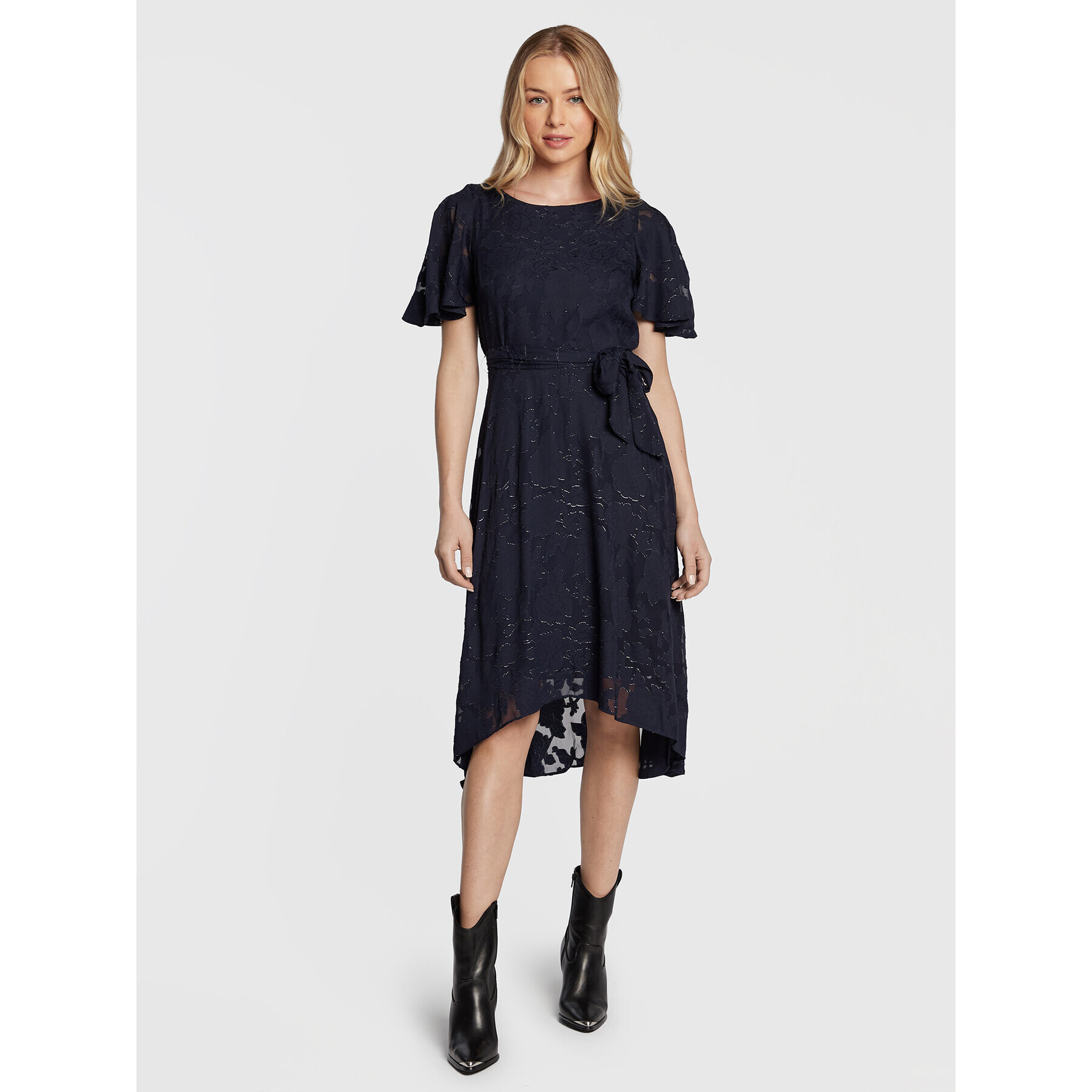 DKNY Rochie cocktail DD2FA664 Bleumarin Regular Fit - Pled.ro