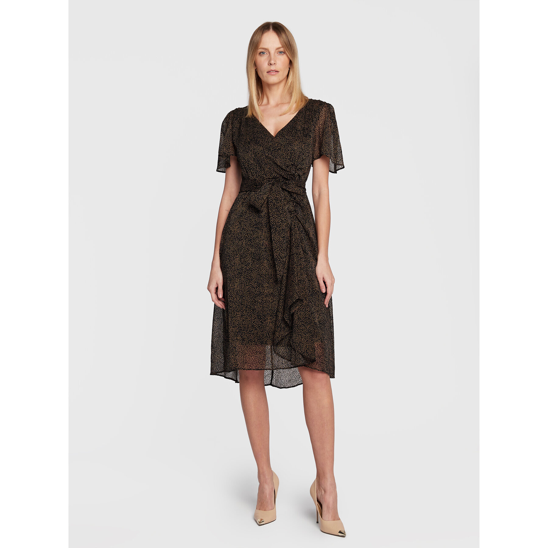 DKNY Rochie cocktail DD2G3155 Negru Regular Fit - Pled.ro