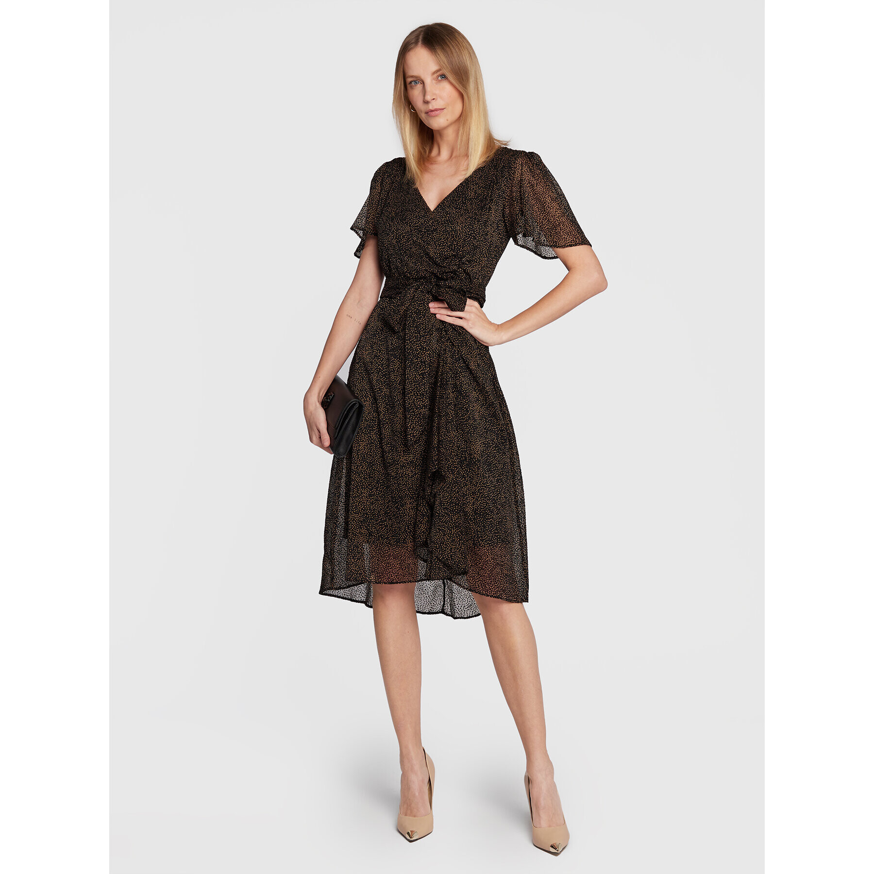 DKNY Rochie cocktail DD2G3155 Negru Regular Fit - Pled.ro