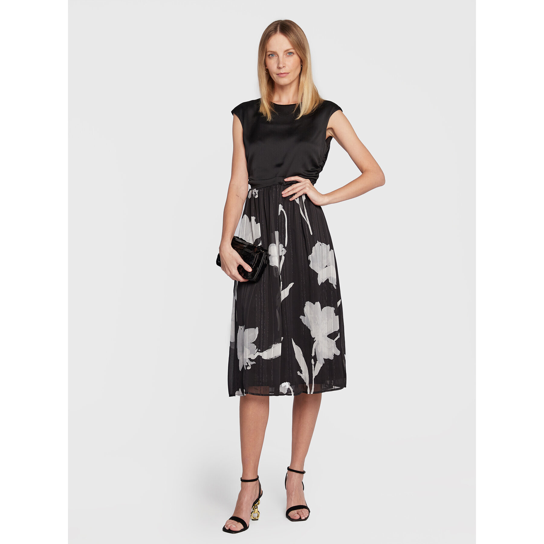 DKNY Rochie cocktail DD2GT170 Negru Regular Fit - Pled.ro