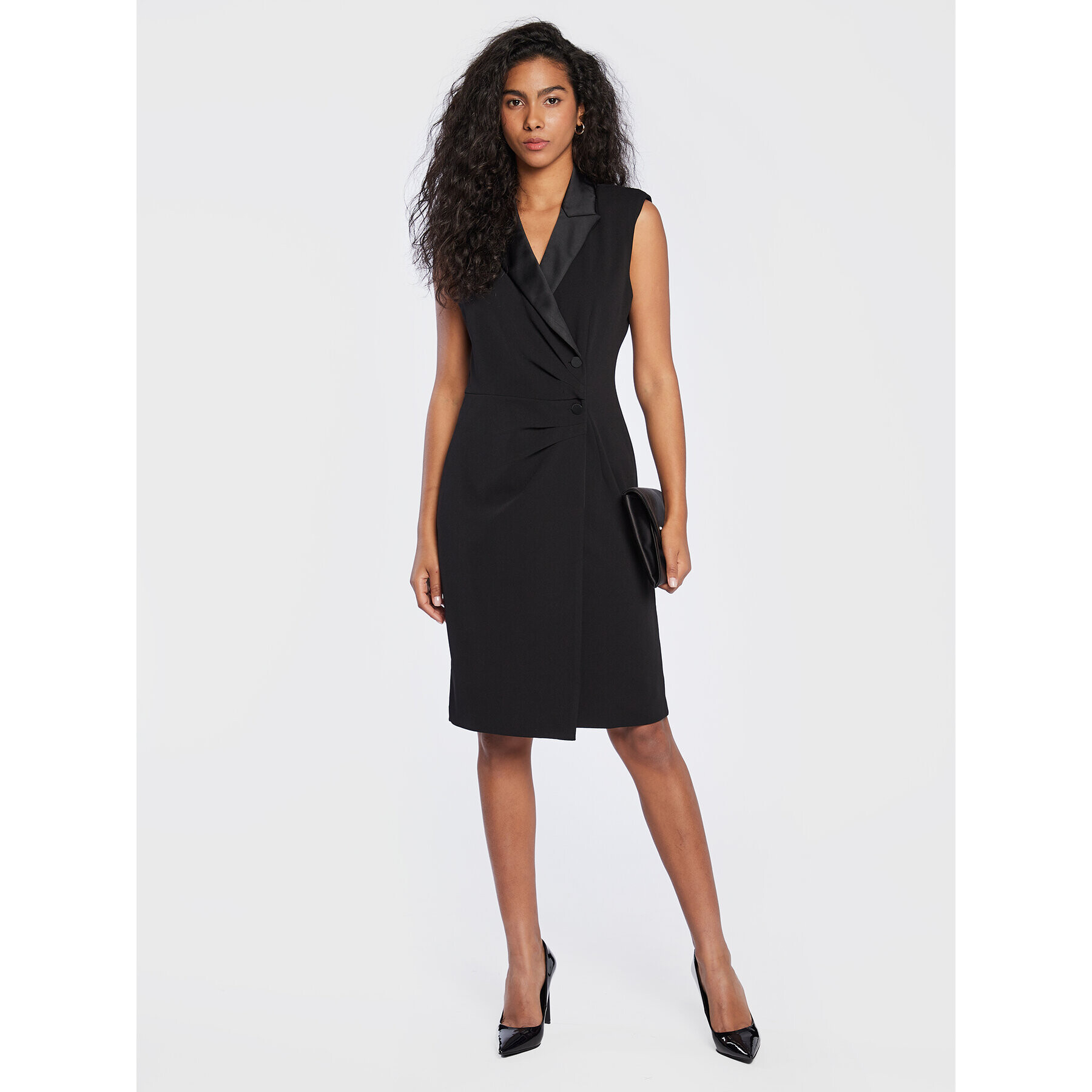 DKNY Rochie cocktail DD2J1371 Negru Regular Fit - Pled.ro