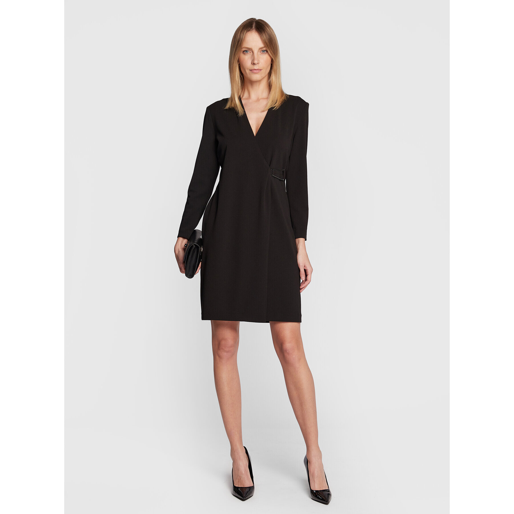 DKNY Rochie cocktail DD2JR196 Negru Regular Fit - Pled.ro