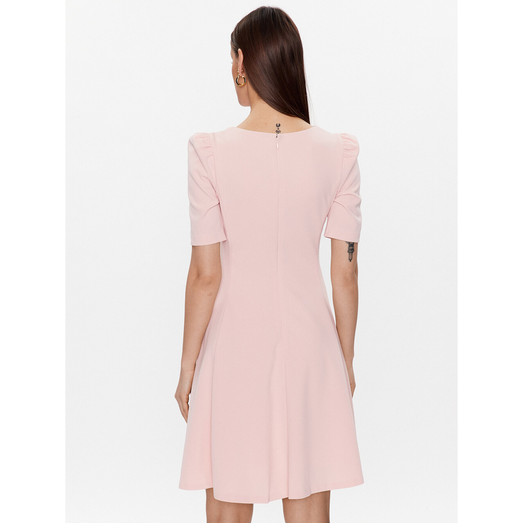 DKNY Rochie cocktail DD2K1418 Roz Regular Fit - Pled.ro