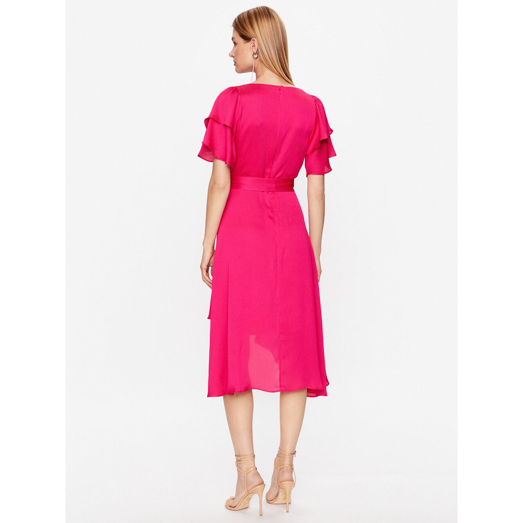 DKNY Rochie cocktail DD3F7613 Roz Slim Fit - Pled.ro