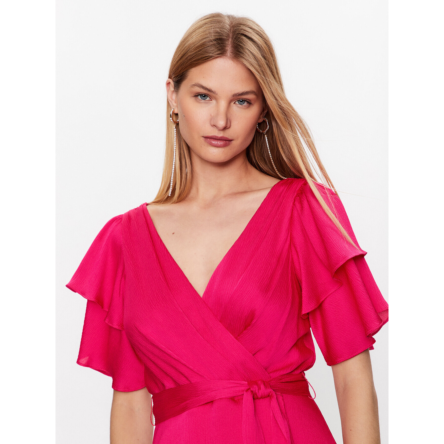 DKNY Rochie cocktail DD3F7613 Roz Slim Fit - Pled.ro