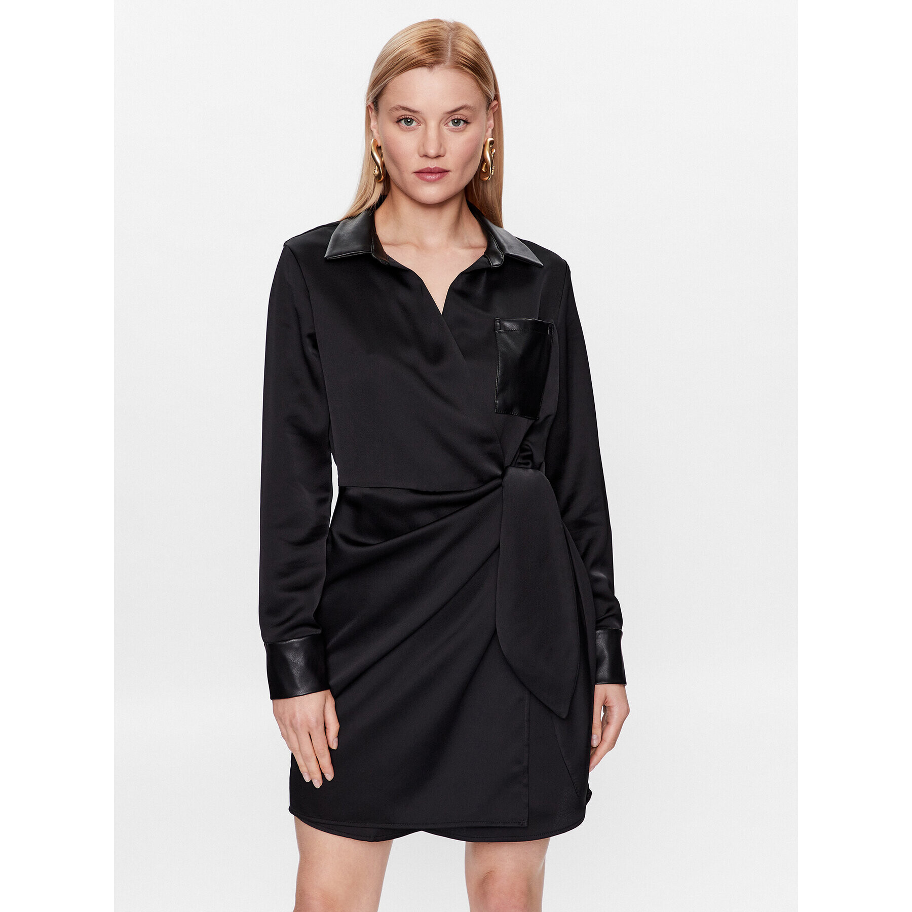 DKNY Rochie cocktail P3ABRODB Negru Regular Fit - Pled.ro