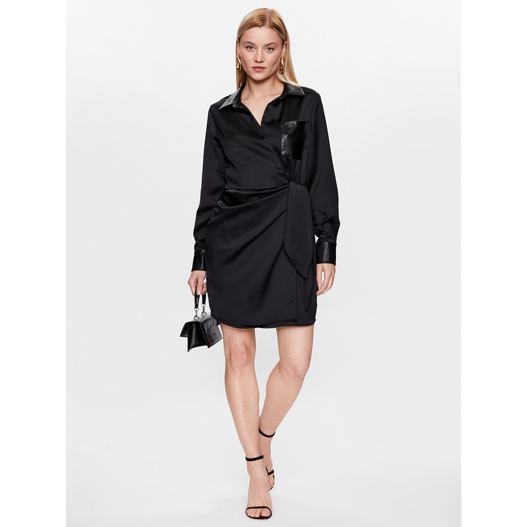 DKNY Rochie cocktail P3ABRODB Negru Regular Fit - Pled.ro