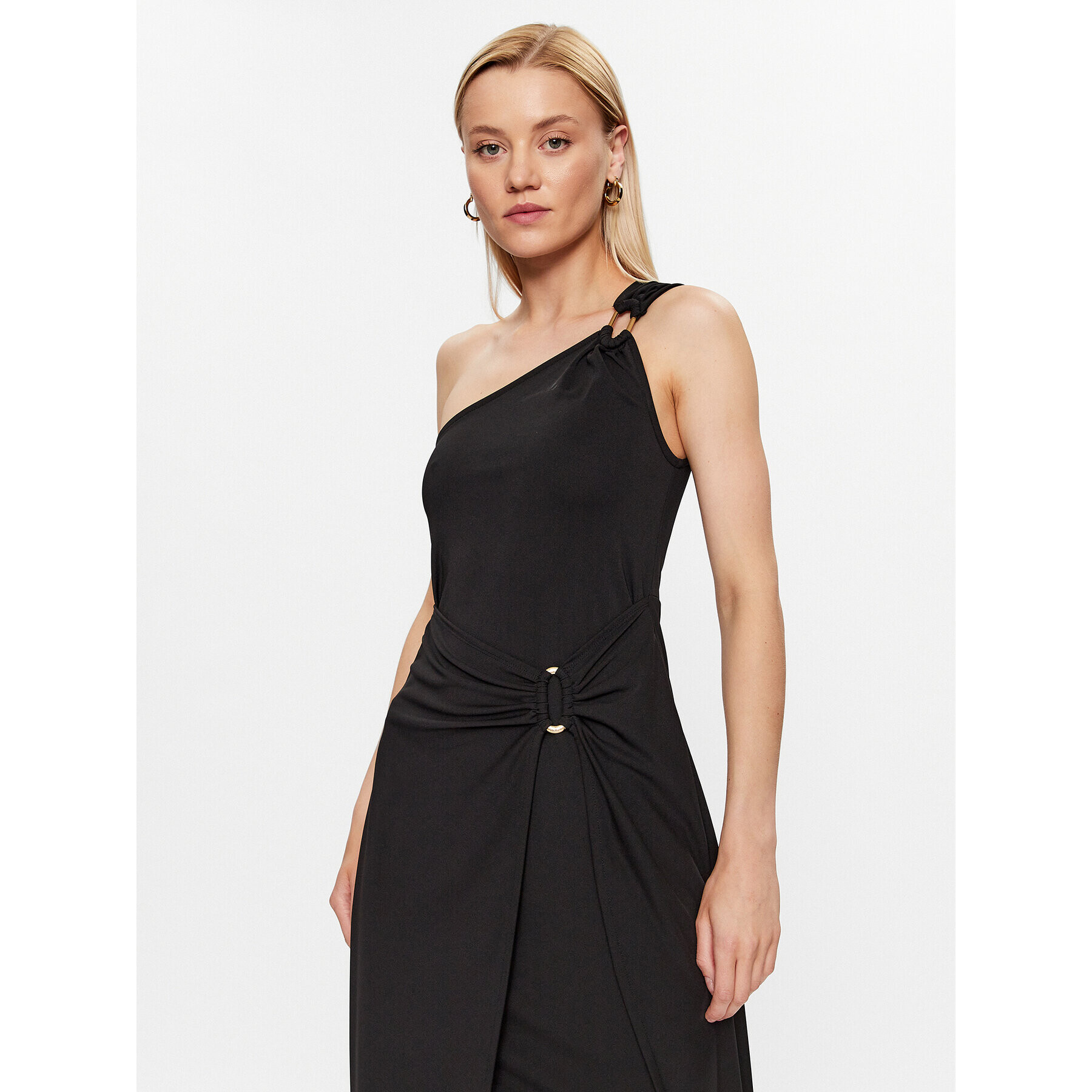 DKNY Rochie cocktail P3ED8SKM Negru Slim Fit - Pled.ro