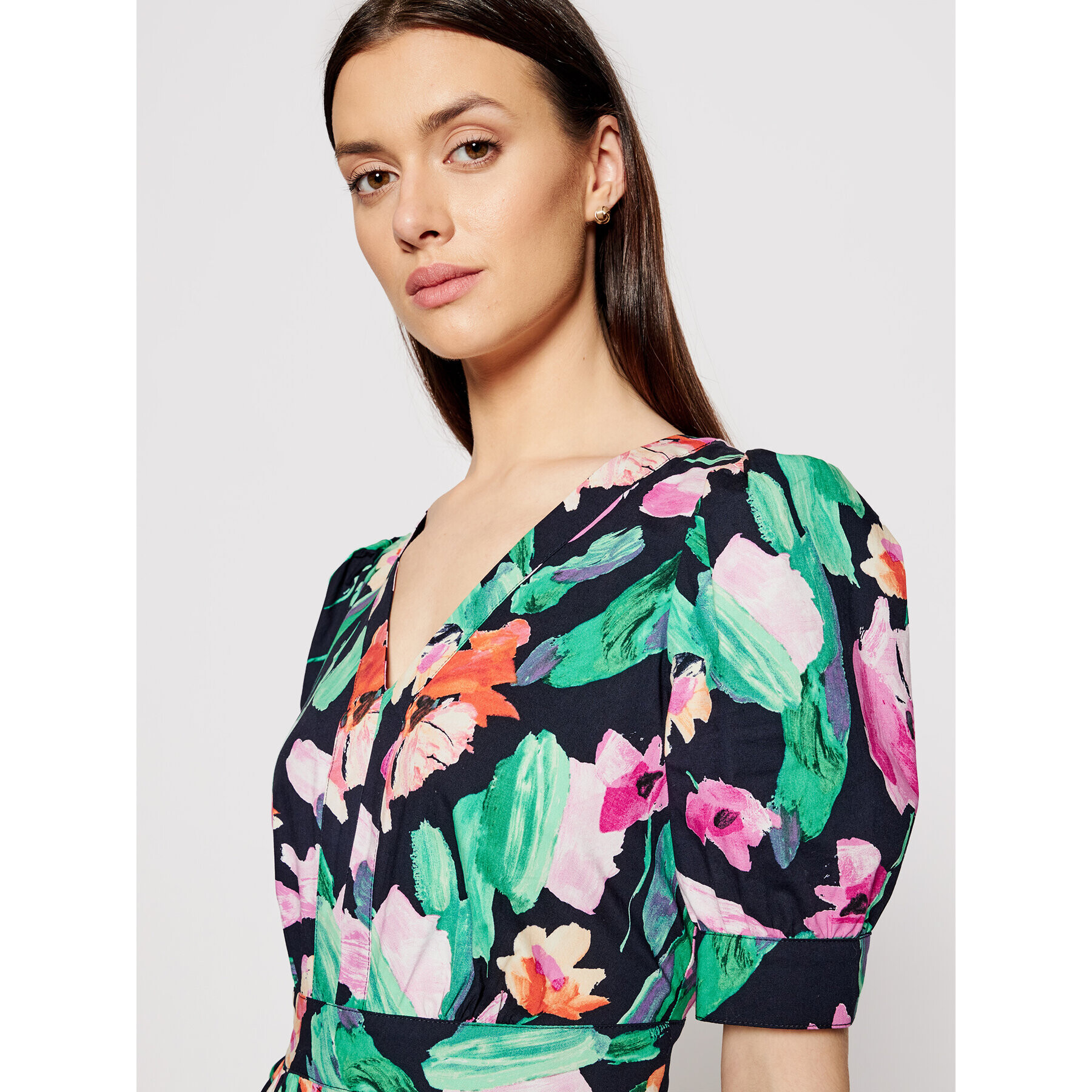 DKNY Rochie de vară DD1A3364 Colorat Regular Fit - Pled.ro