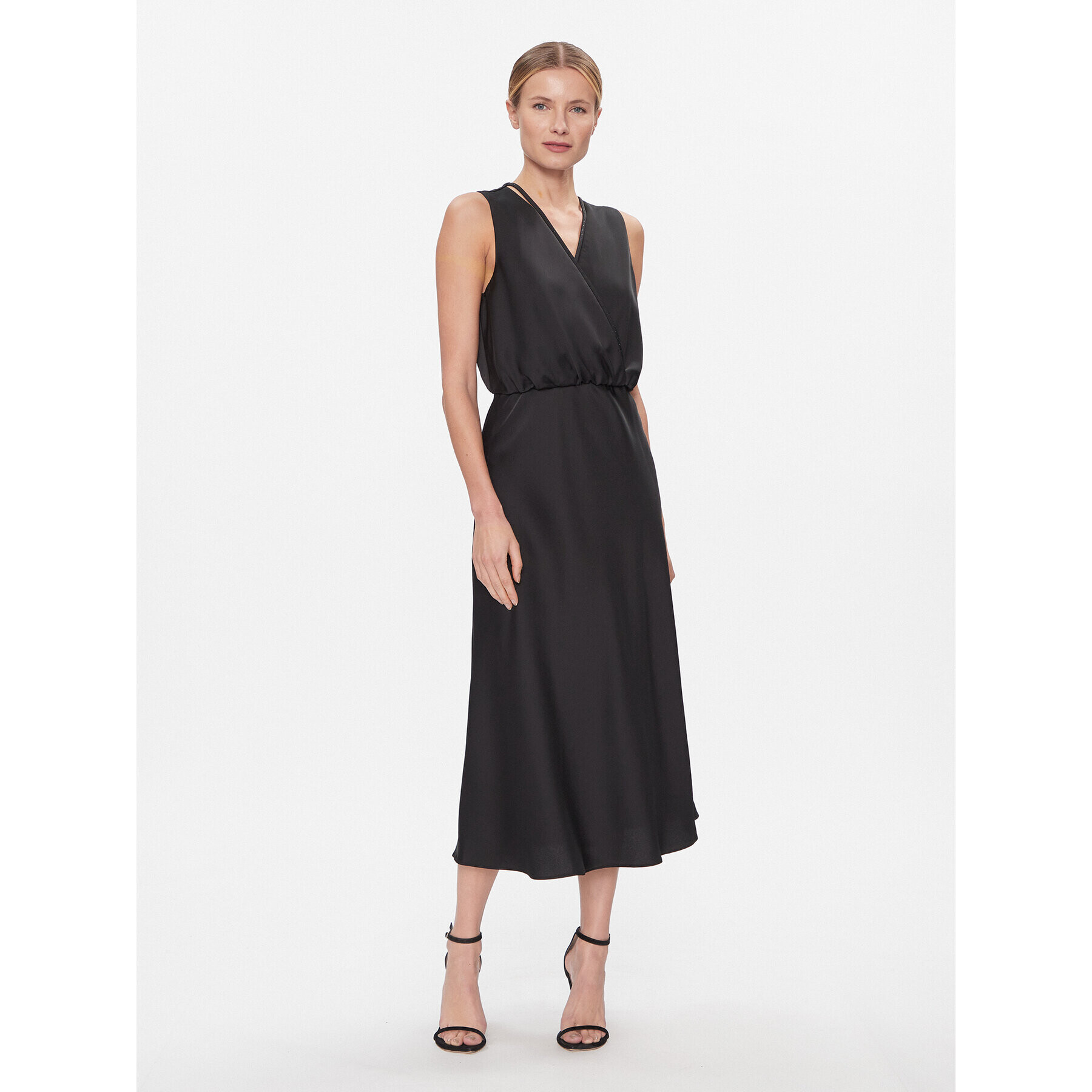 DKNY Rochie cocktail P3JBNV06 Negru Regular Fit - Pled.ro