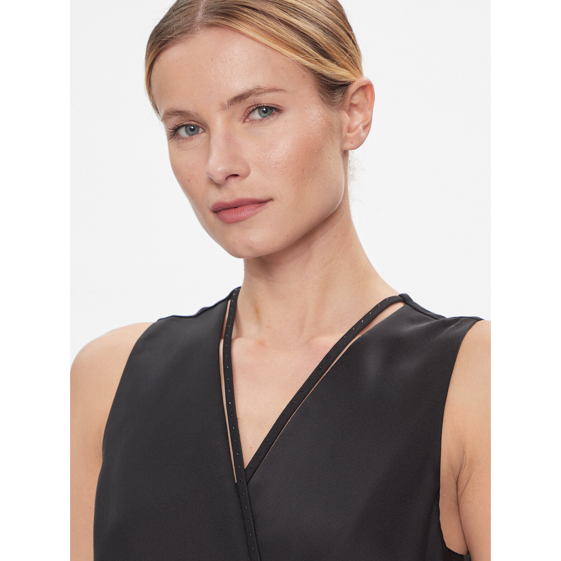 DKNY Rochie cocktail P3JBNV06 Negru Regular Fit - Pled.ro