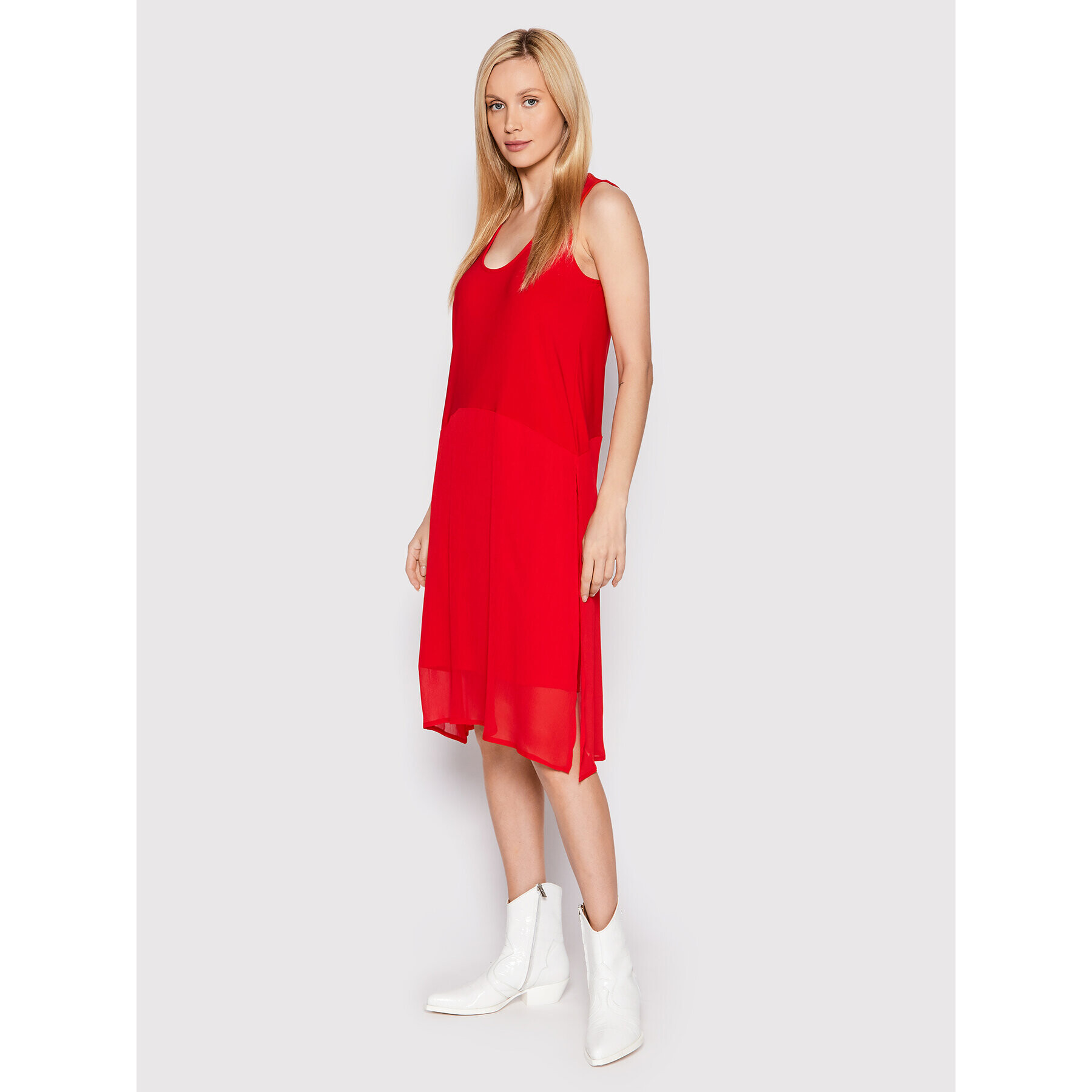 DKNY Rochie de vară P22DAEJR Roșu Regular Fit - Pled.ro