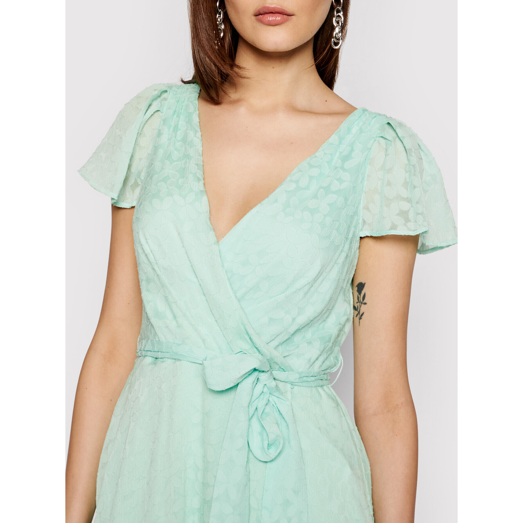 DKNY Rochie de zi DD1BD154 Verde Regular Fit - Pled.ro