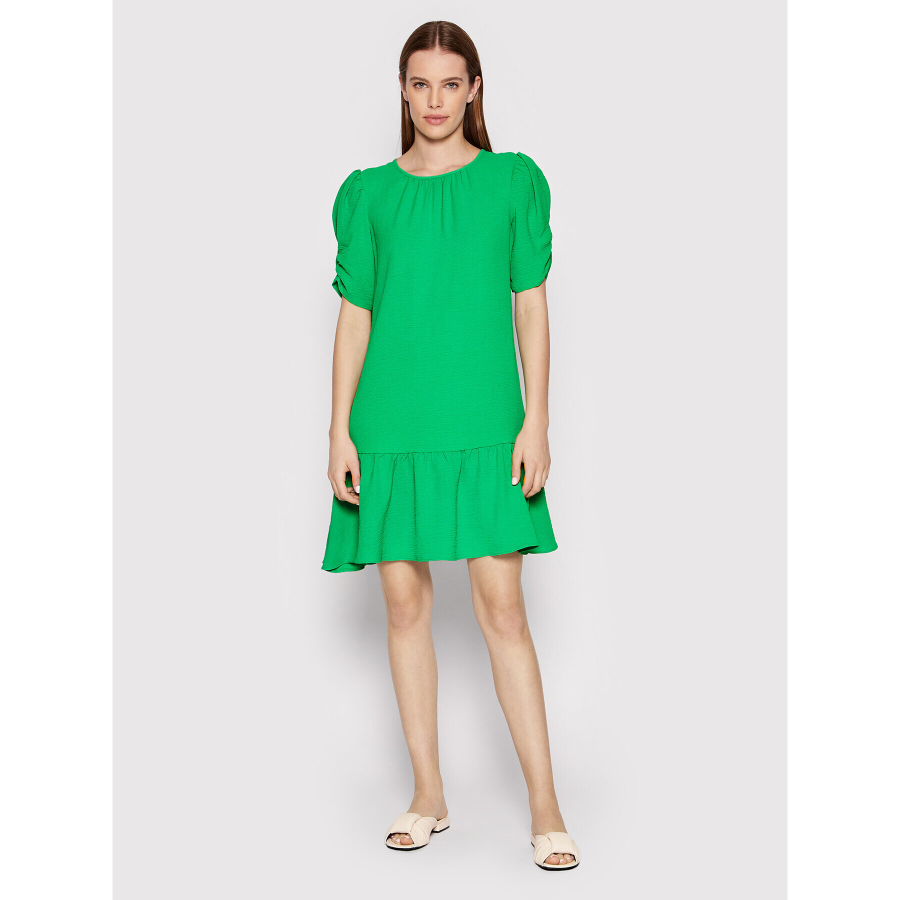 DKNY Rochie de zi DD2A3935 Verde Relaxed Fit - Pled.ro