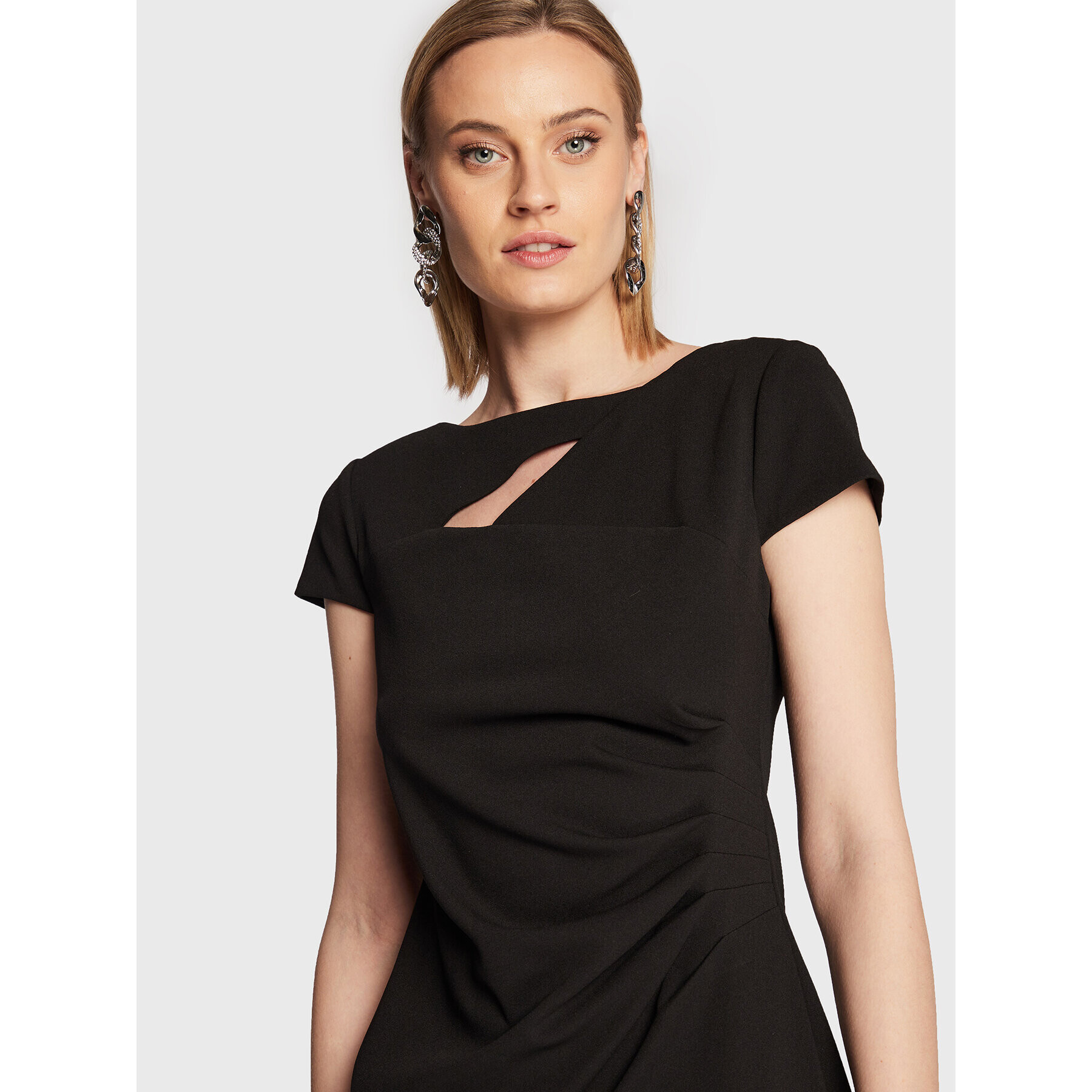 DKNY Rochie de zi DD2H1240 Negru Regular Fit - Pled.ro