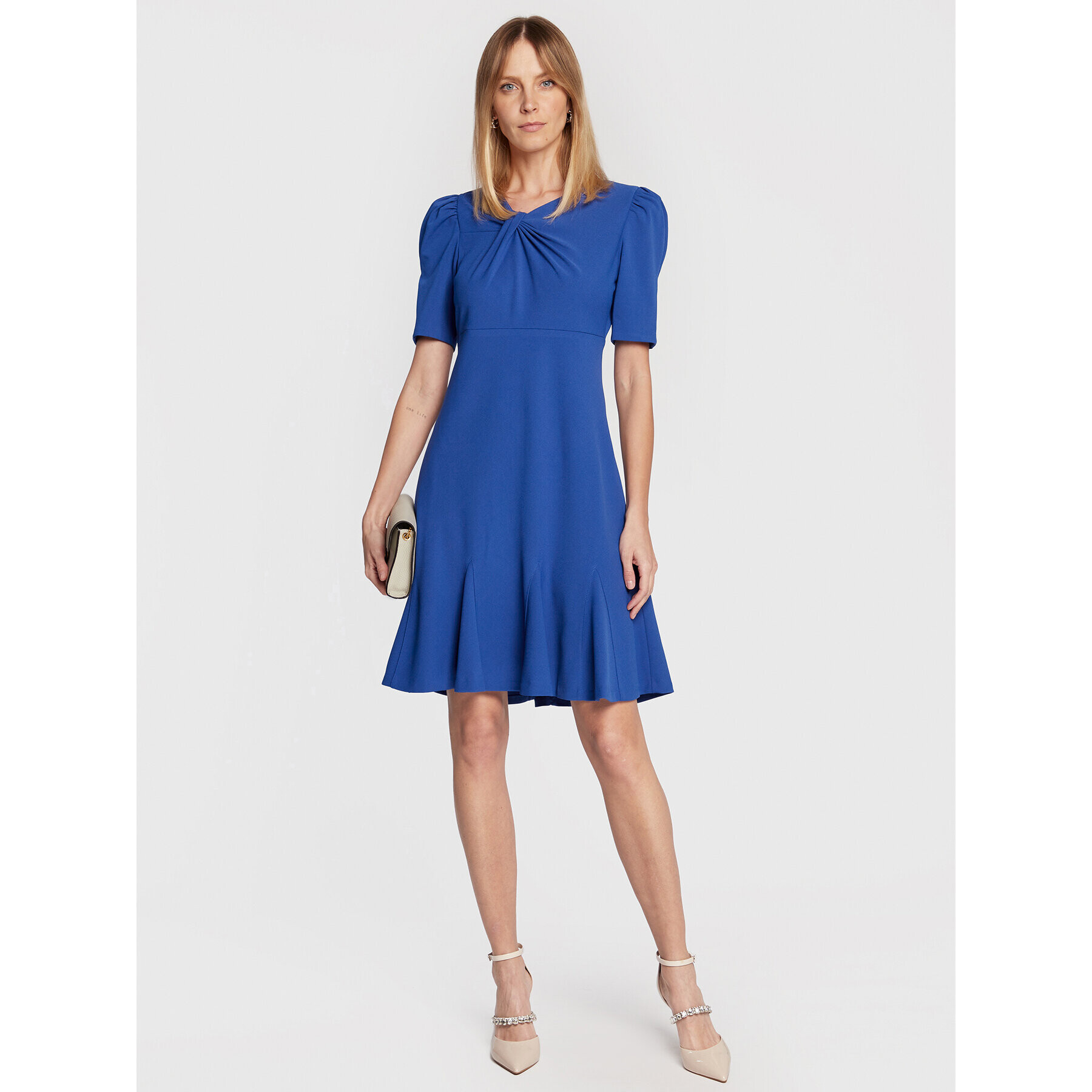 DKNY Rochie de zi DD2J1343 Albastru Regular Fit - Pled.ro