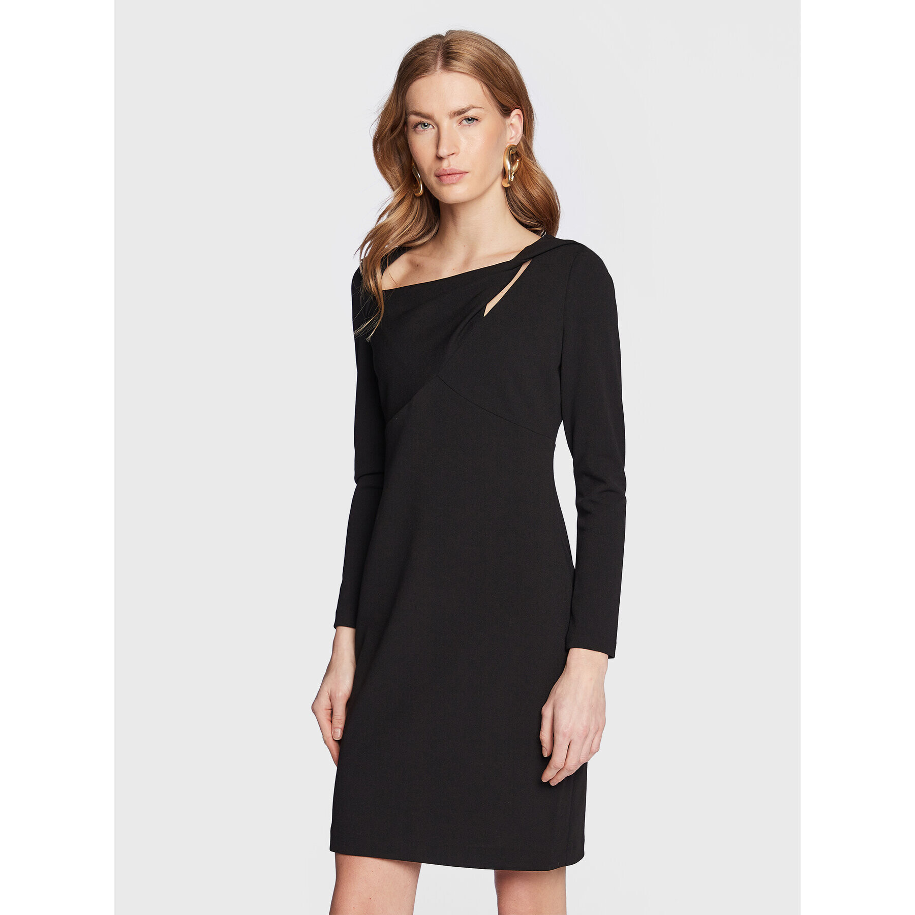 DKNY Rochie de zi DD2J141A Negru Regular Fit - Pled.ro