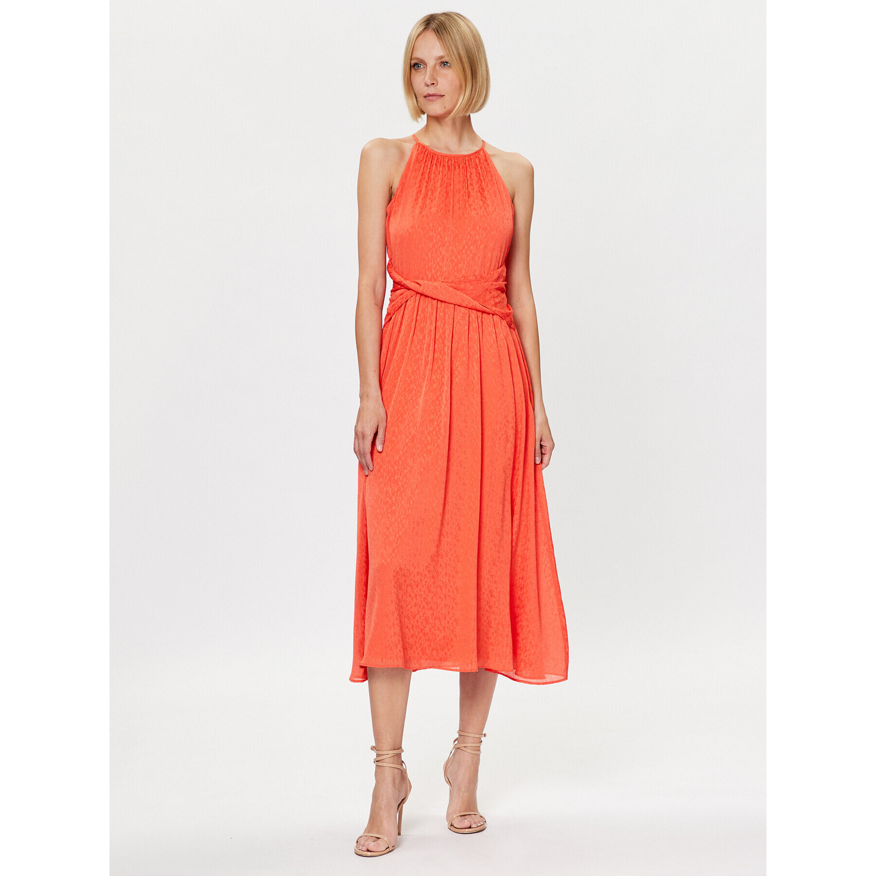 DKNY Rochie de zi DD3C3711 Coral Regular Fit - Pled.ro