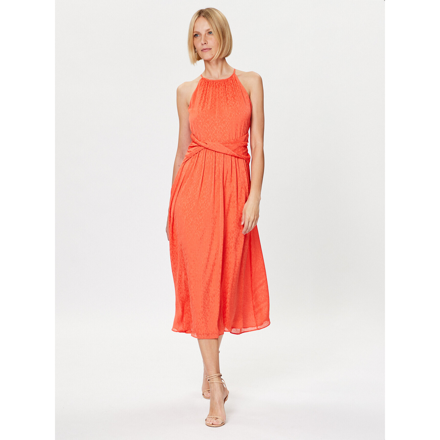 DKNY Rochie de zi DD3C3711 Coral Regular Fit - Pled.ro