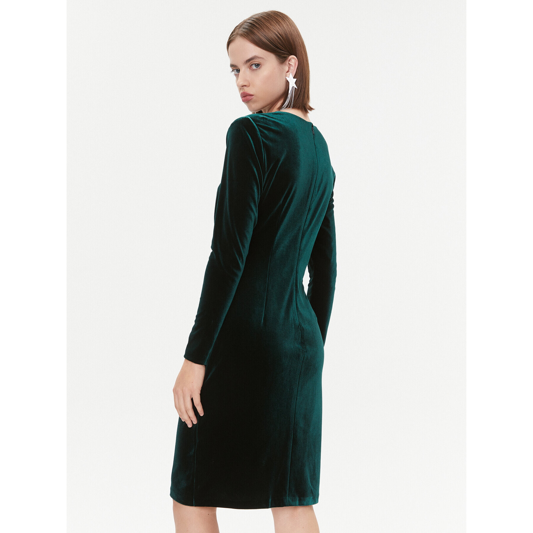 DKNY Rochie de zi DD3HF263 Verde Regular Fit - Pled.ro