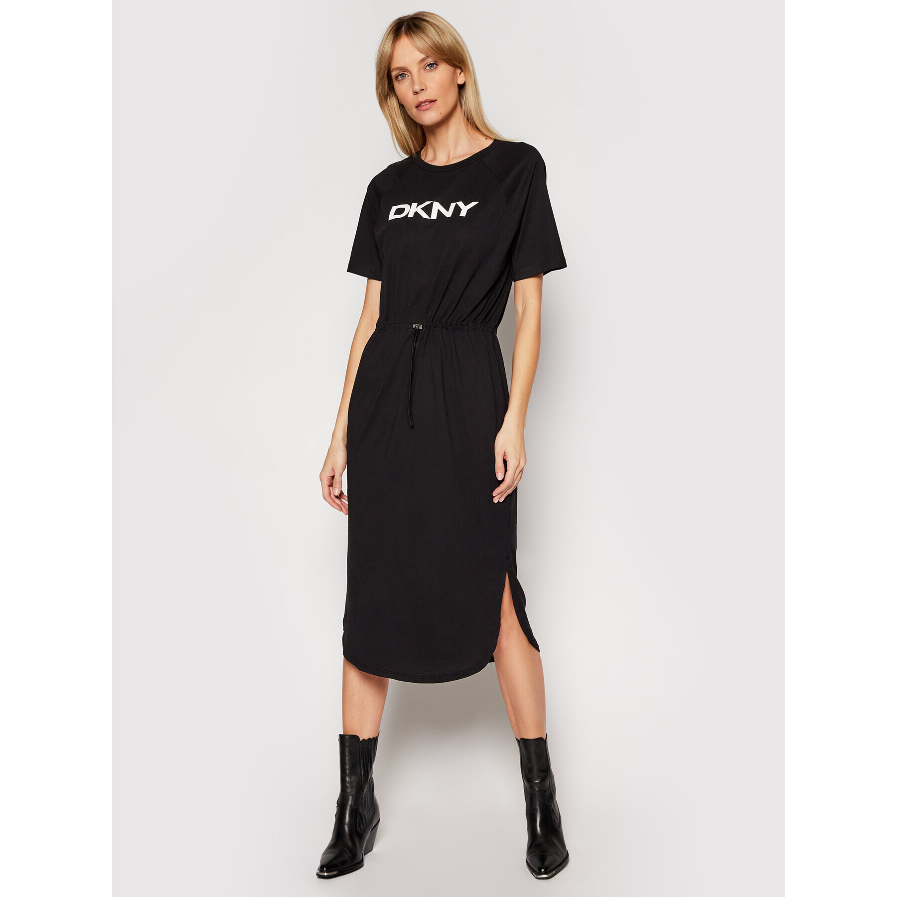 DKNY Rochie de zi P1BD7EGQ Negru Regular Fit - Pled.ro