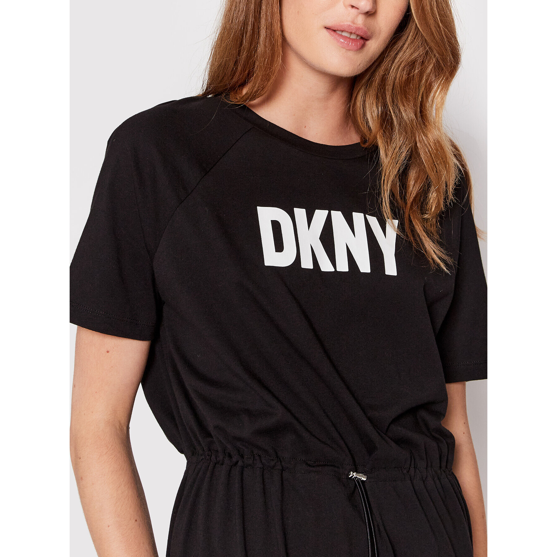 DKNY Rochie de zi P2AD7EGQ Negru Regular Fit - Pled.ro