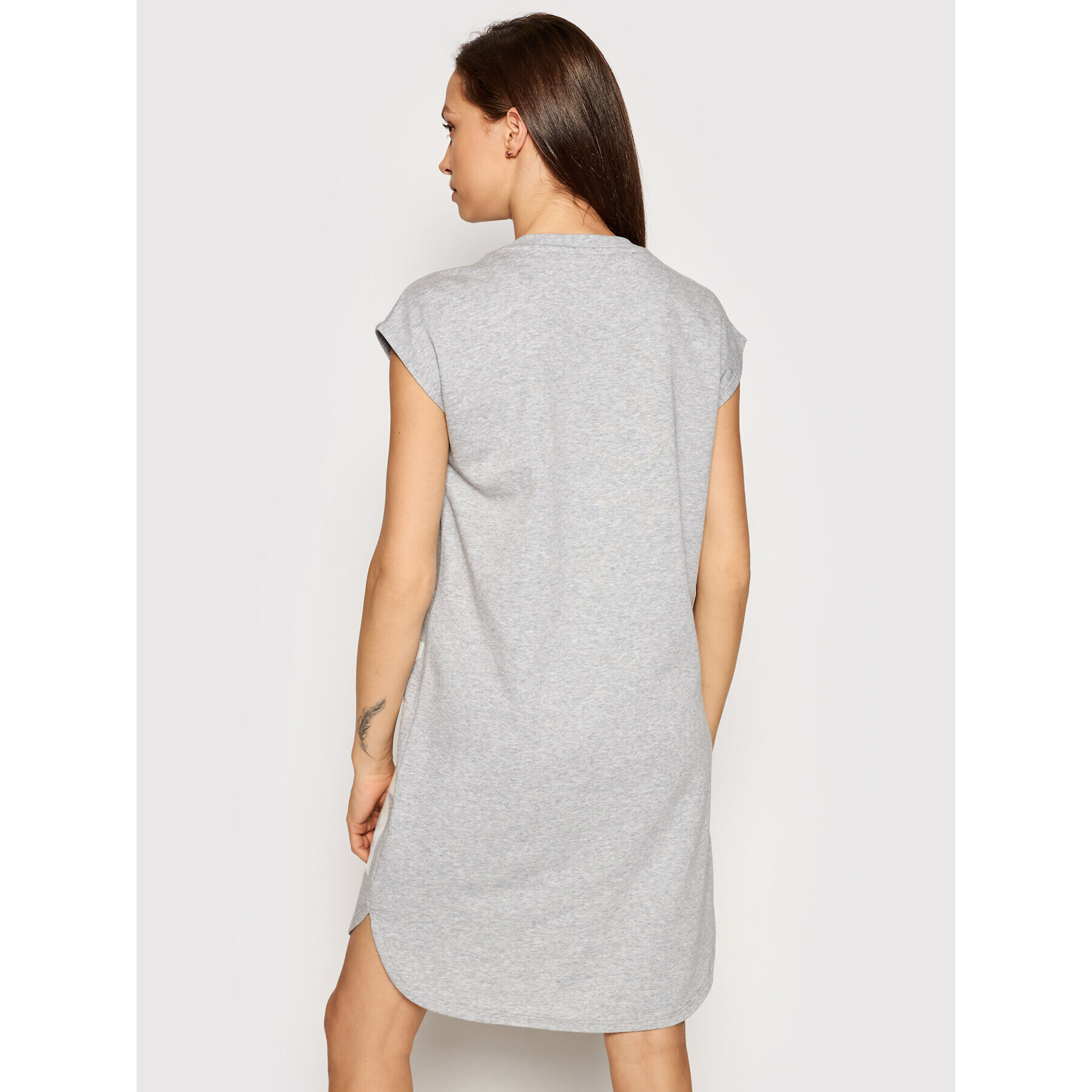 DKNY Rochie tricotată P0RD1B2J Gri Regular Fit - Pled.ro