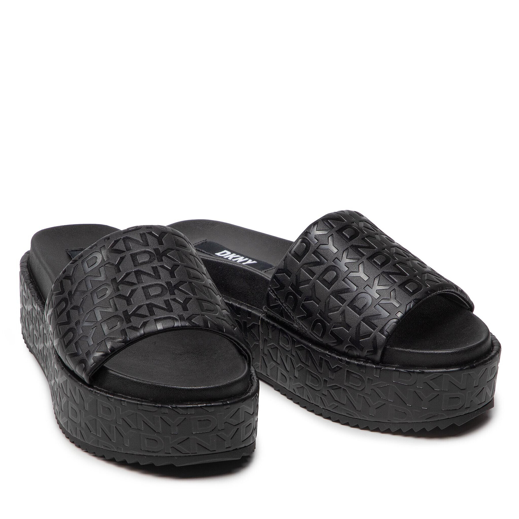 DKNY Șlapi Ci K4179194 Negru - Pled.ro