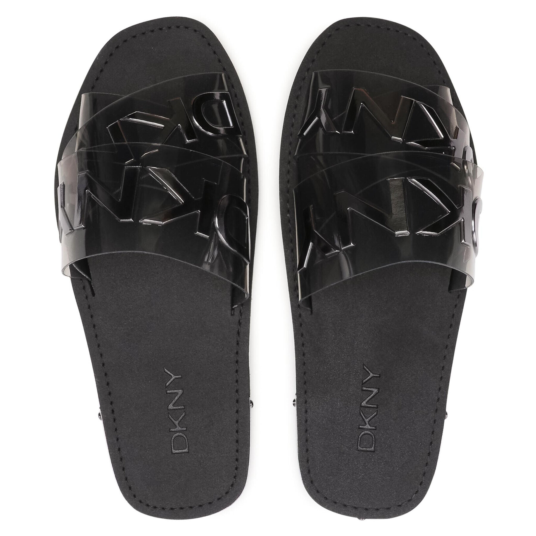 DKNY Șlapi K1142377 Negru - Pled.ro