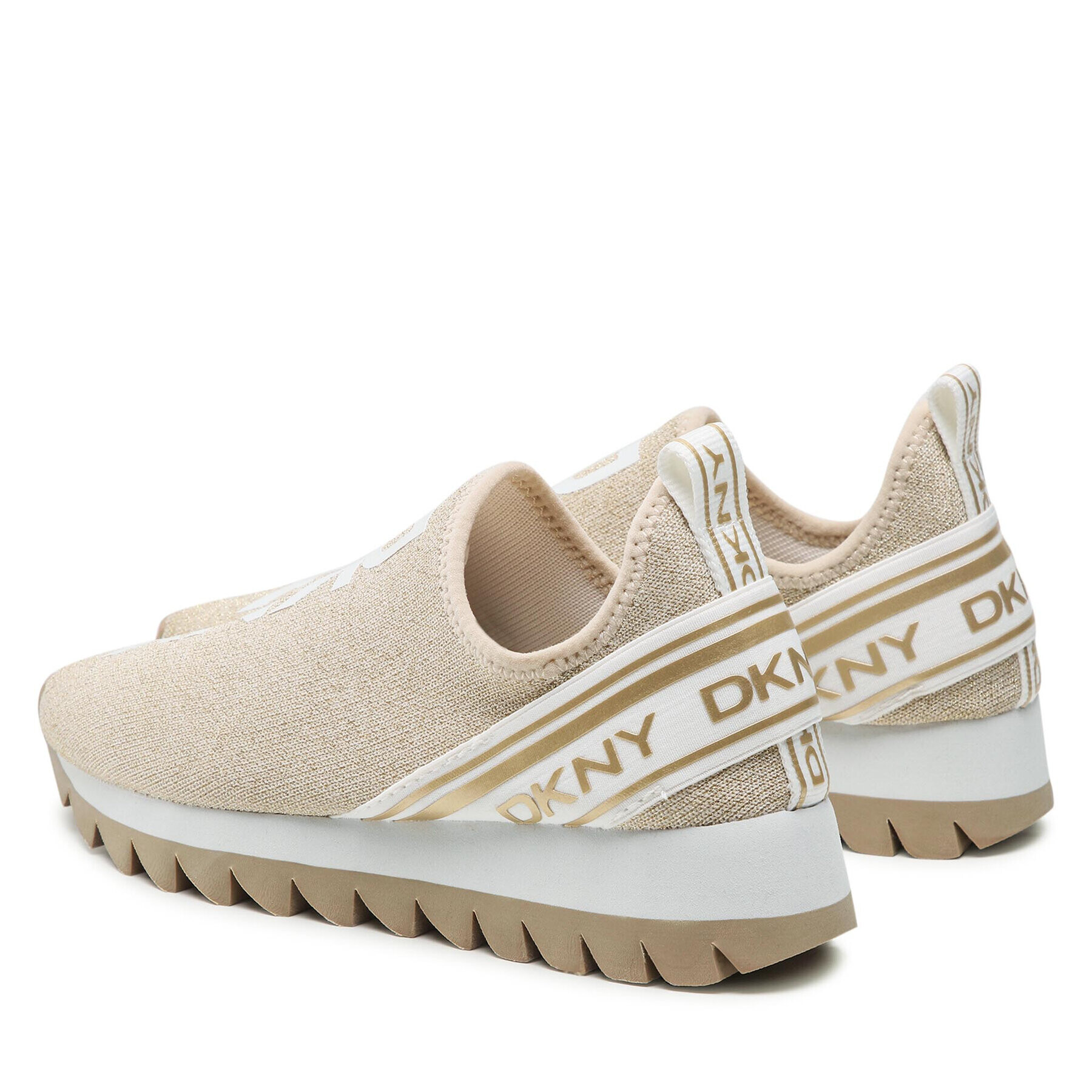 DKNY Sneakers Abbi K1270146 Auriu - Pled.ro