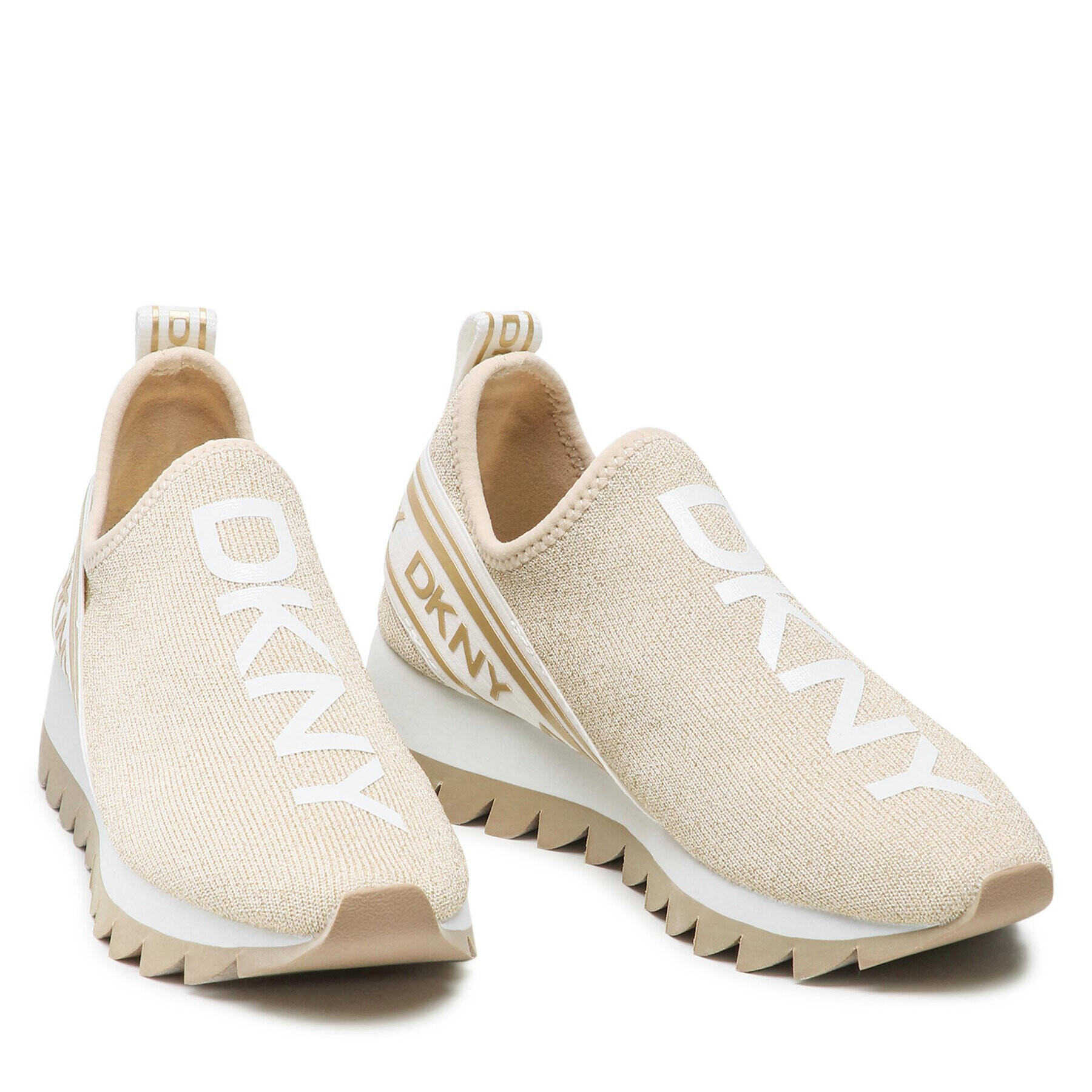 DKNY Sneakers Abbi K1270146 Auriu - Pled.ro