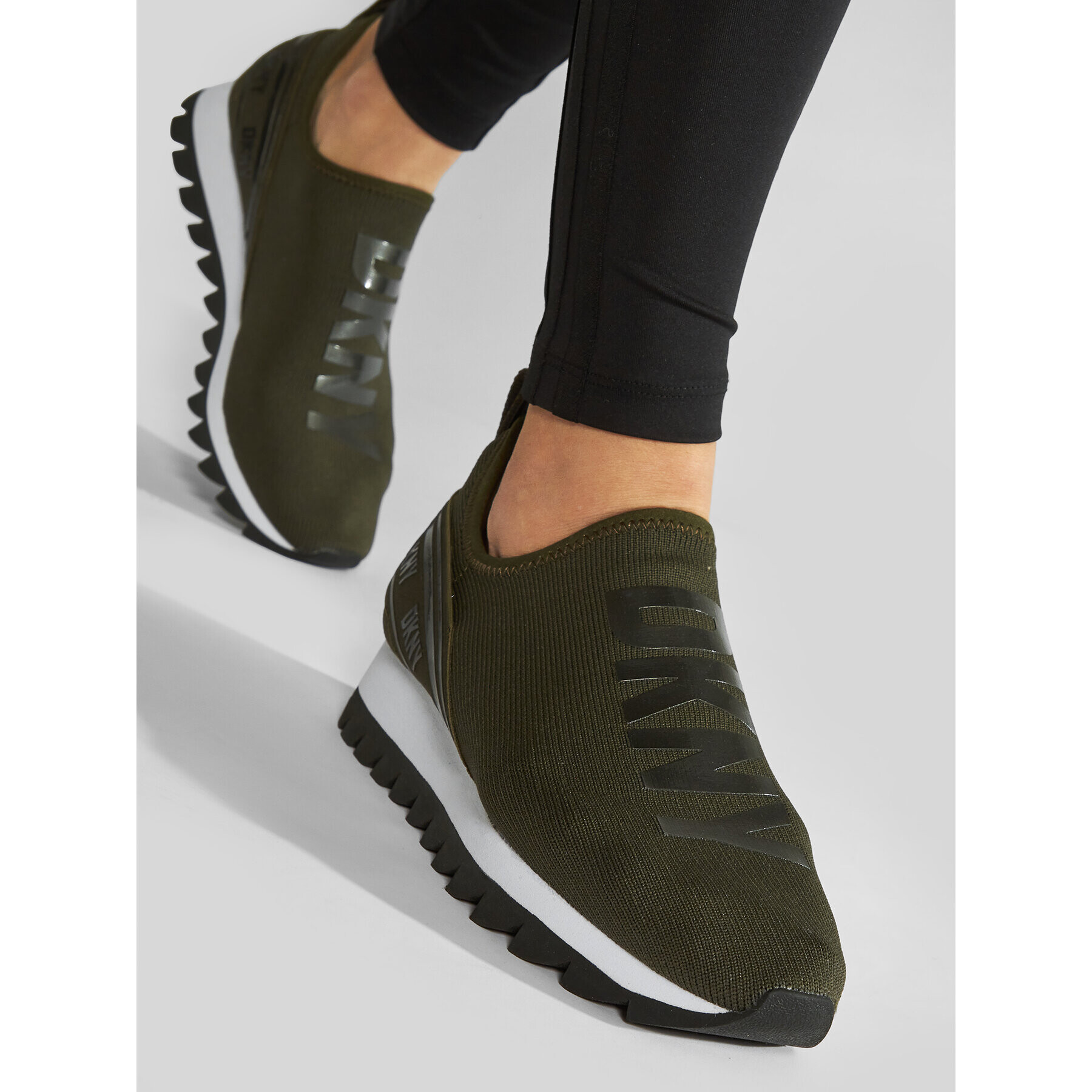 DKNY Sneakers Abbi K3299730 Kaki - Pled.ro