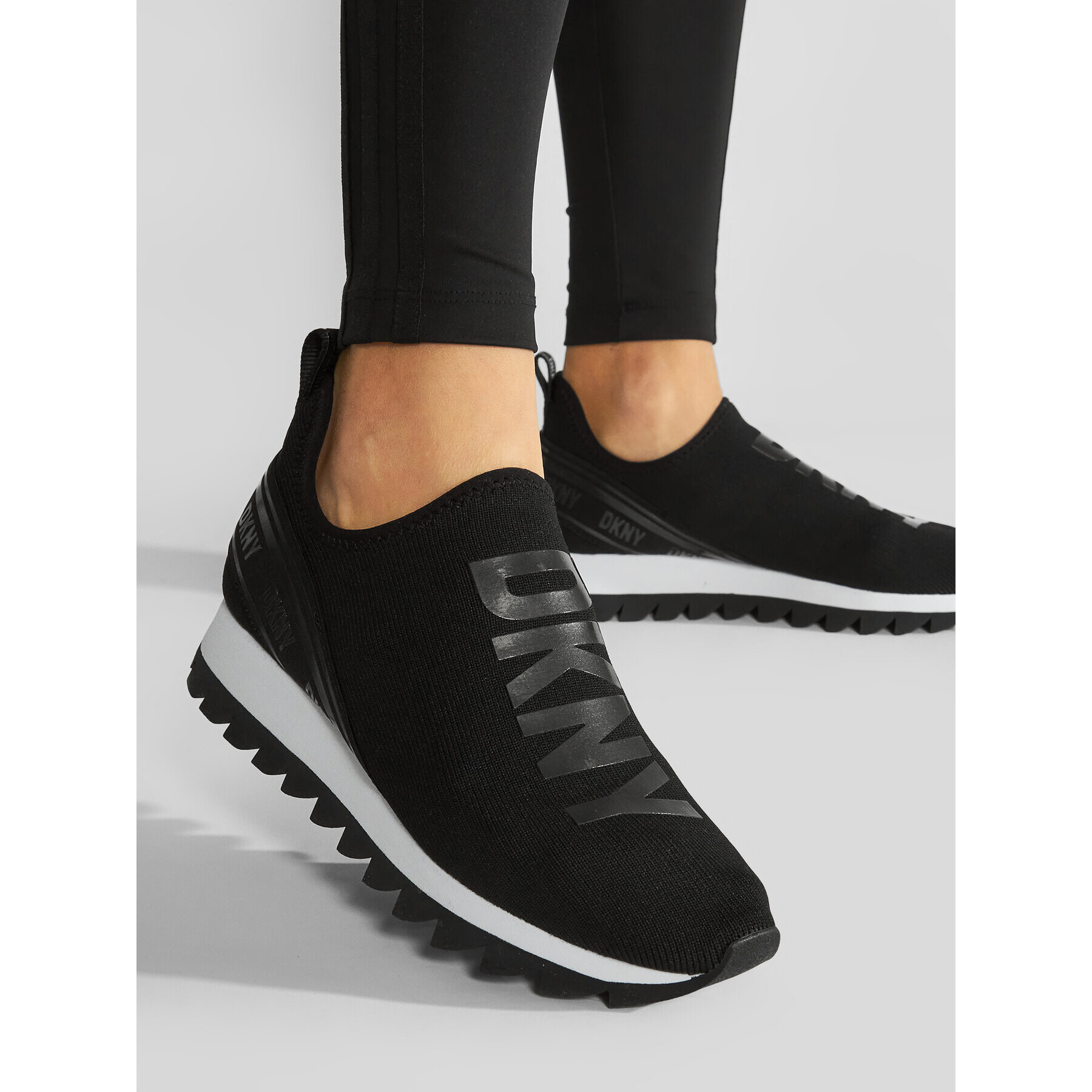 DKNY Sneakers Abbi K3299730 Negru - Pled.ro