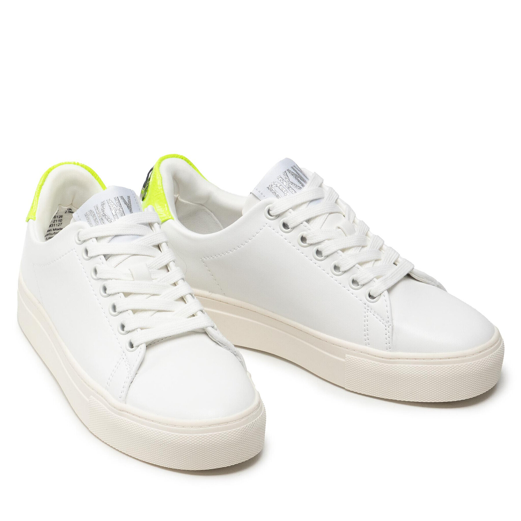 DKNY Sneakers Chambers-lace Up S K4146126 Alb - Pled.ro