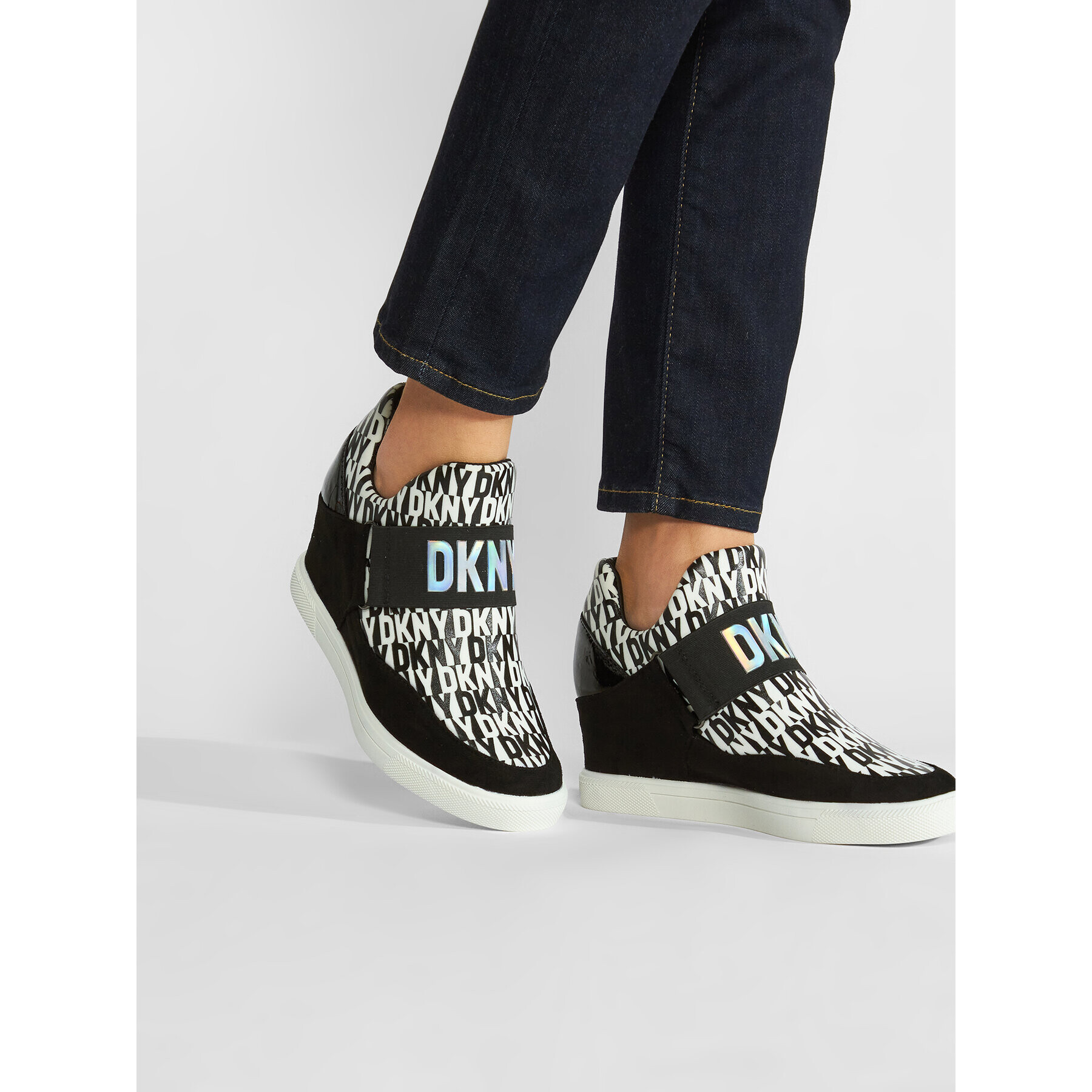 DKNY Sneakers Cosmos K4254239 Negru - Pled.ro