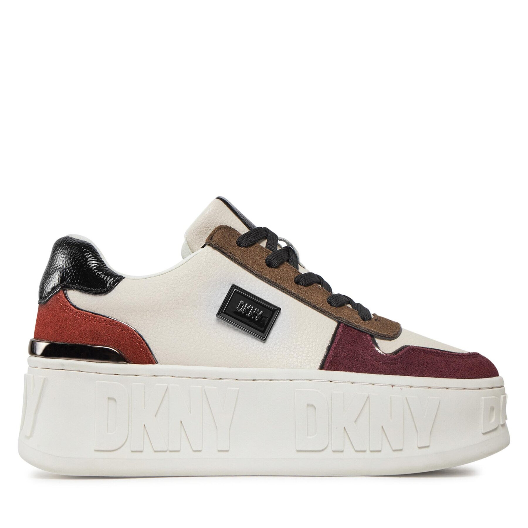 DKNY Sneakers Lowen K3361202 Écru - Pled.ro