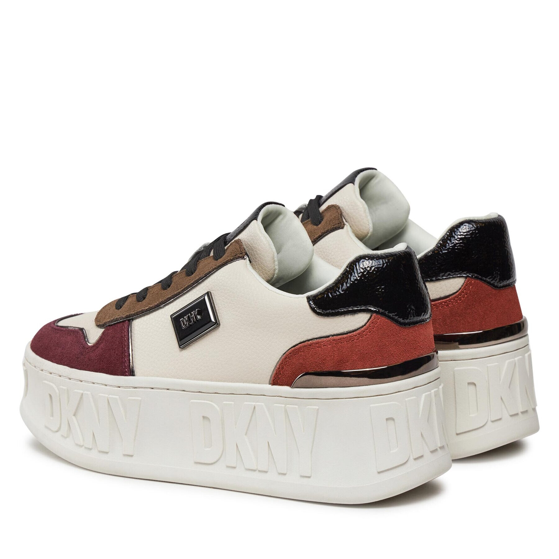 DKNY Sneakers Lowen K3361202 Écru - Pled.ro