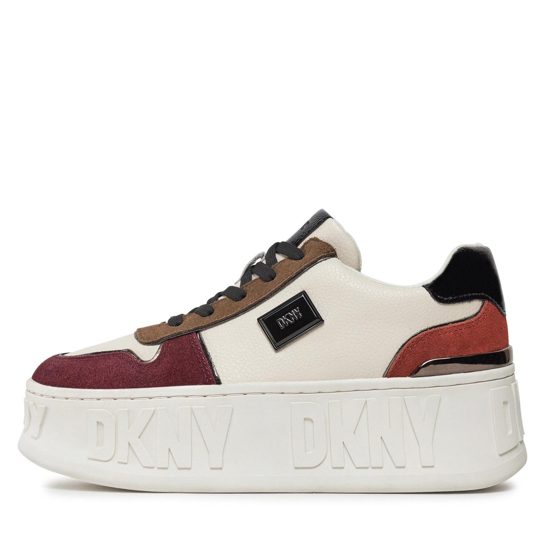 DKNY Sneakers Lowen K3361202 Écru - Pled.ro