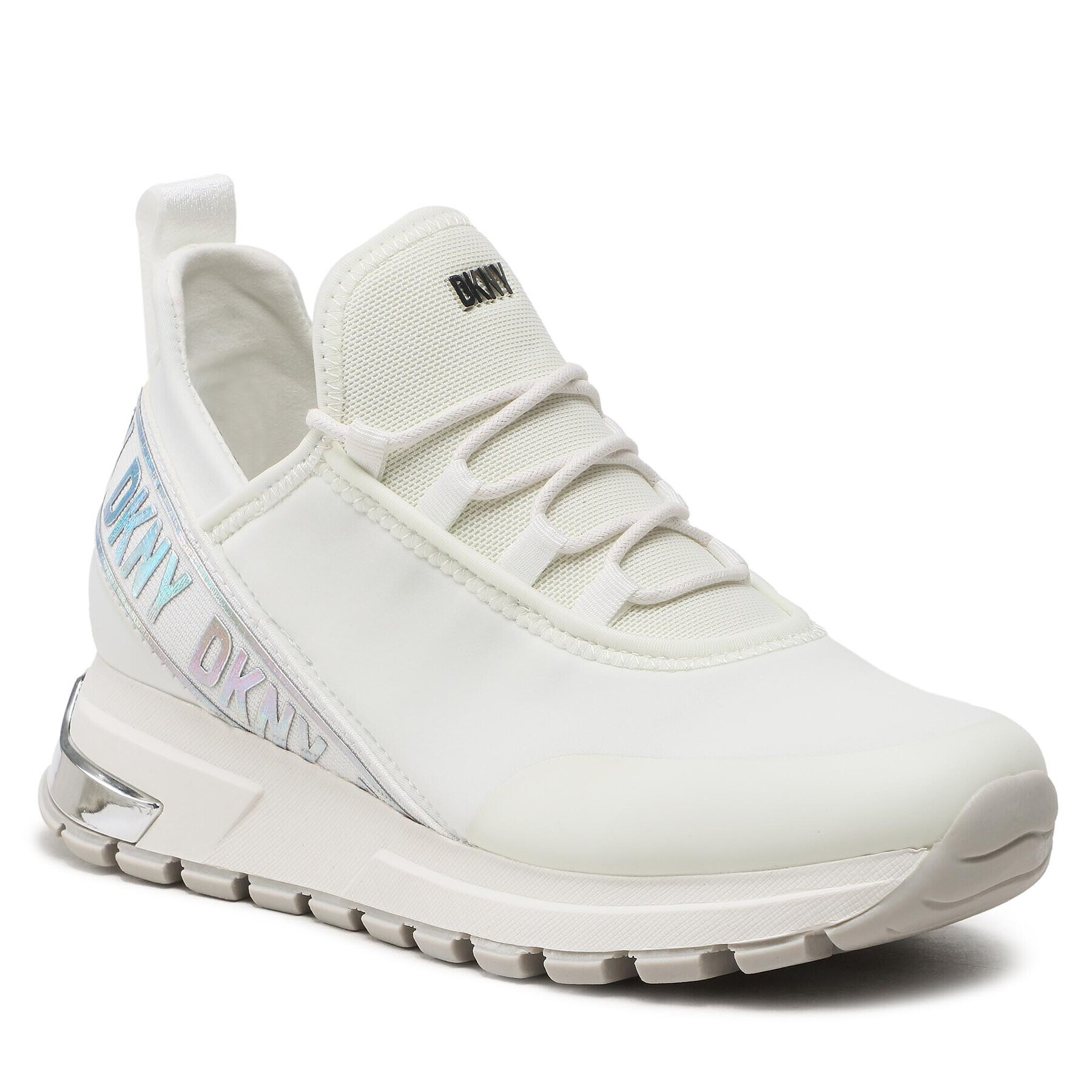 DKNY Sneakers Mosee K4261787 Alb - Pled.ro