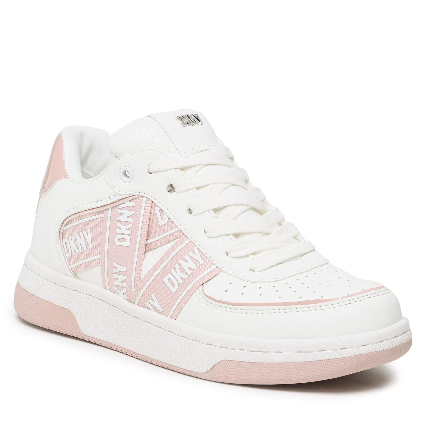 DKNY Sneakers Olicia K4205683 Alb - Pled.ro