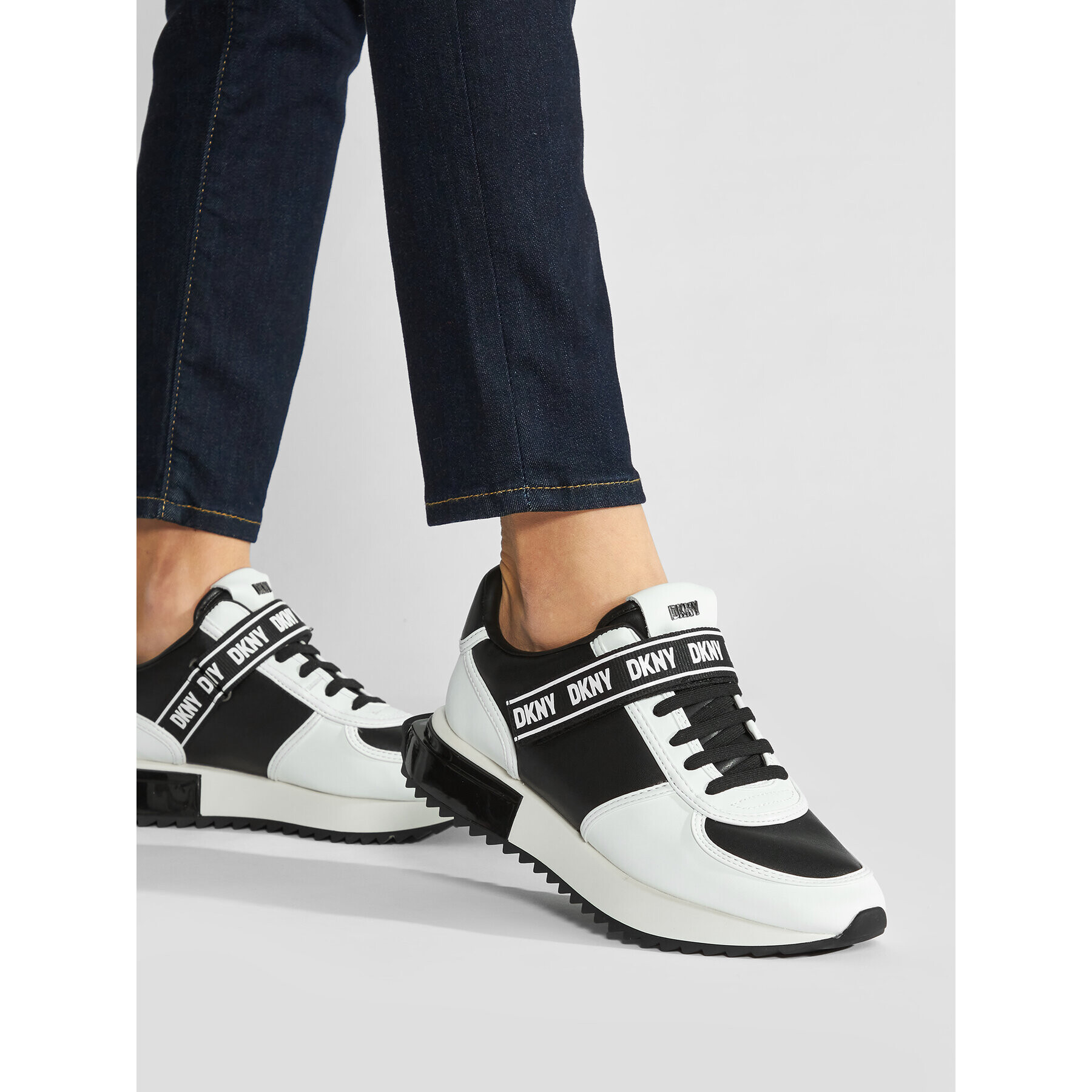 DKNY Sneakers Pamm-Lace Up K3249681 Negru - Pled.ro