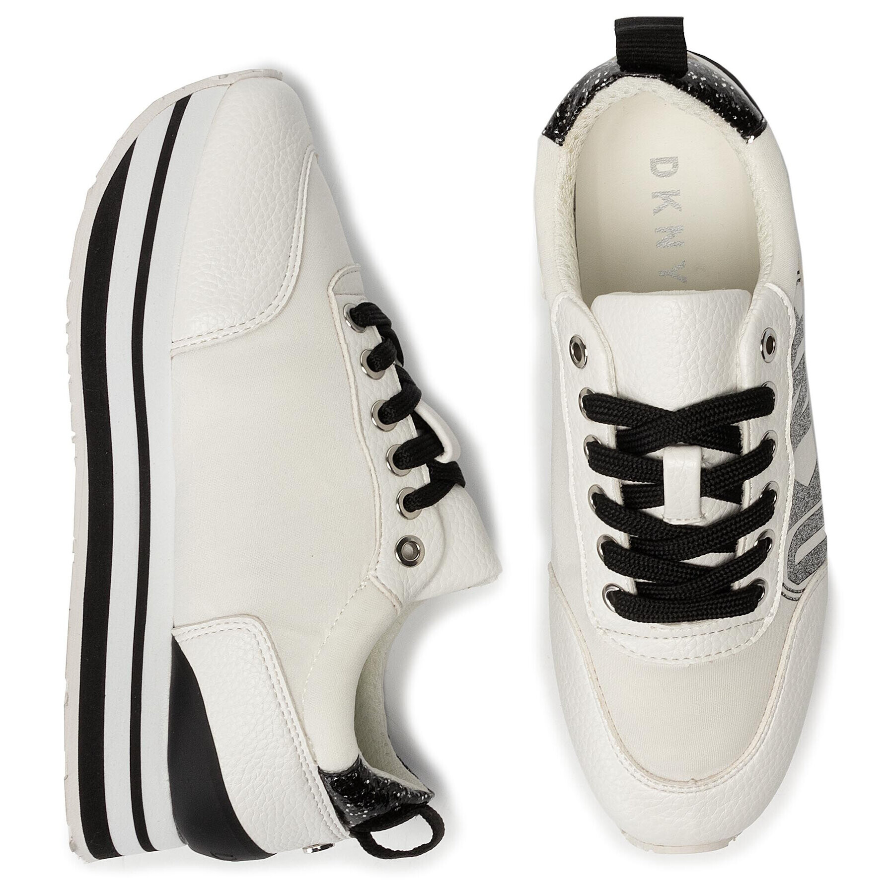 DKNY Sneakers Panya K2943812 Alb - Pled.ro