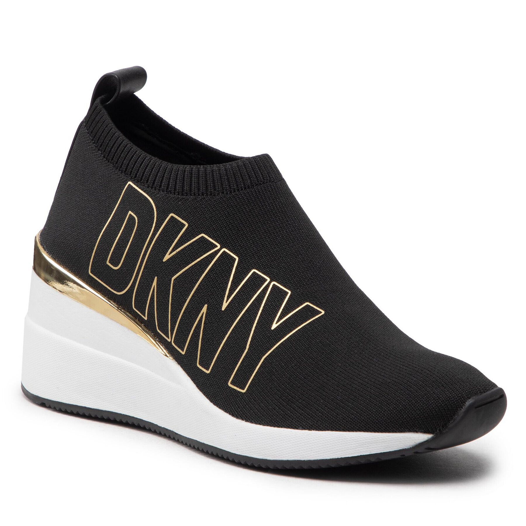 DKNY Sneakers -Pavi-Slip On Wedge Negru - Pled.ro