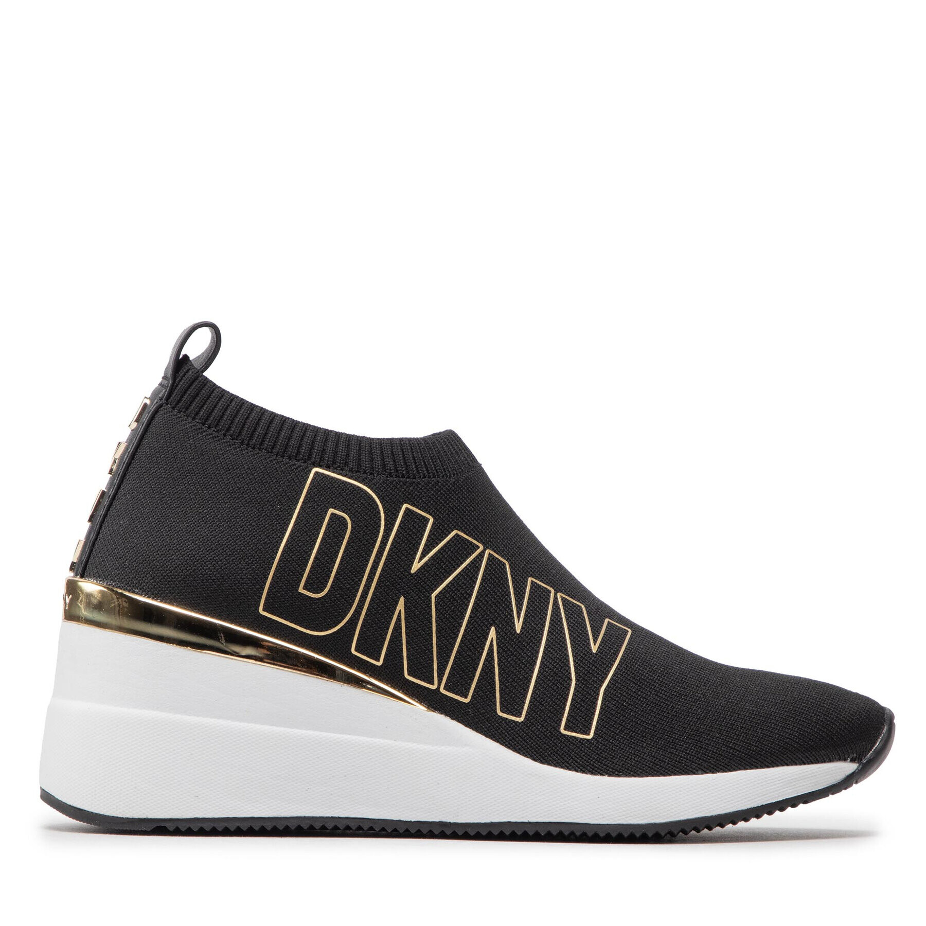 DKNY Sneakers -Pavi-Slip On Wedge Negru - Pled.ro